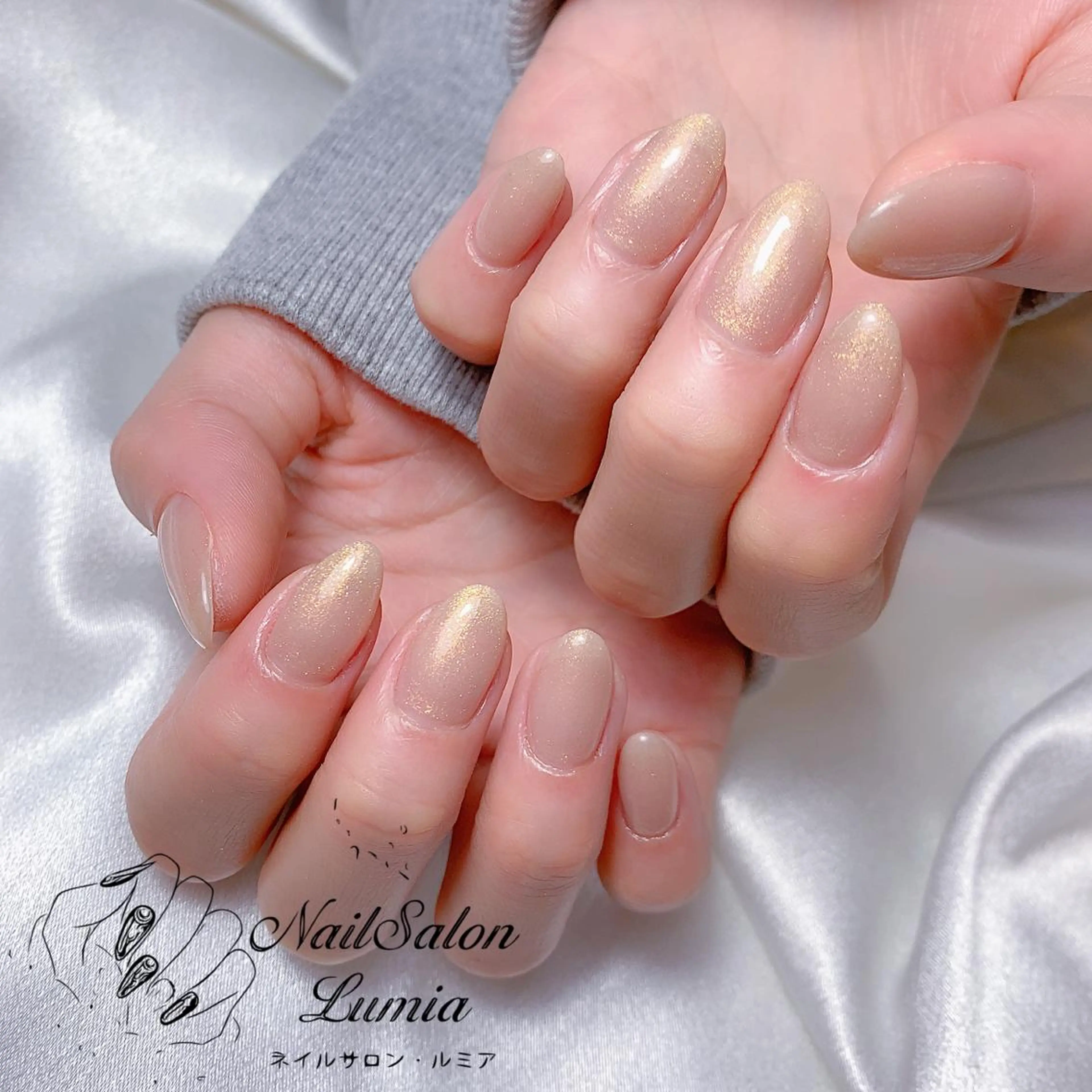 ネイル ハンドネイル ネイルサロン ルミア Lumia 店長のネイルデザイン