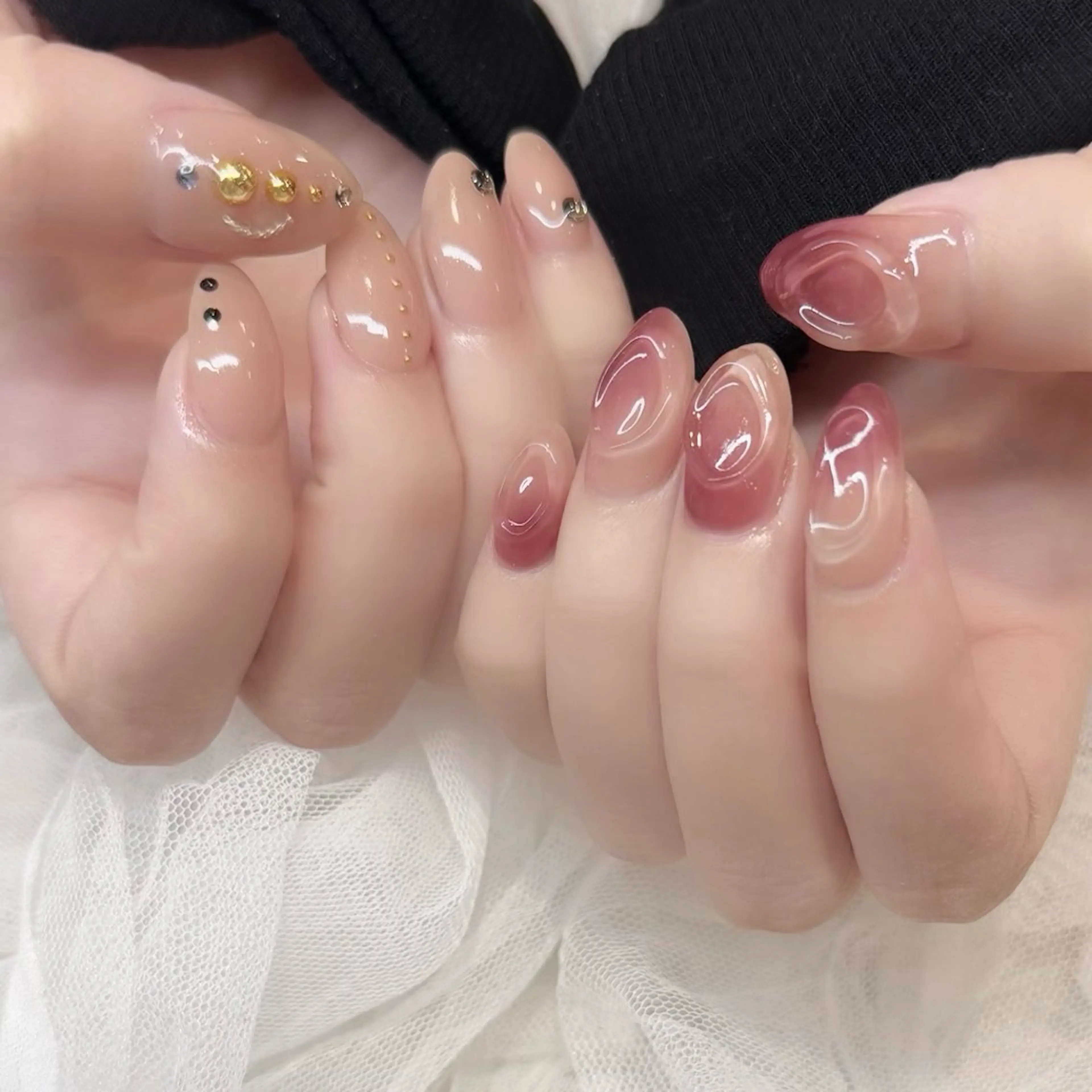 ネイル ハンドネイル 新井 ひなののネイルデザイン