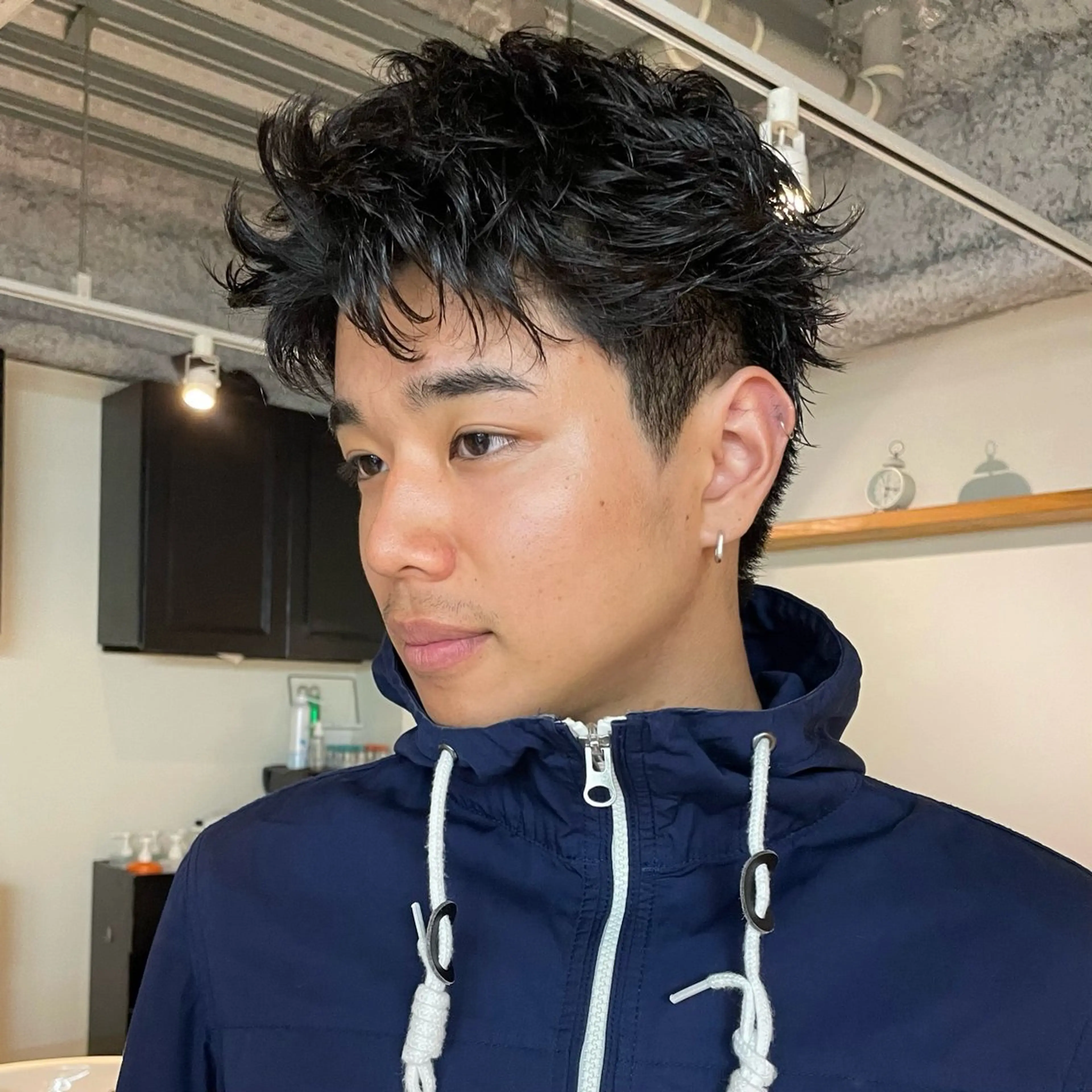 ショート パーマ メンズ メンズパーマ メンズショート ショートヘア カット パーマ メンズヘア/パーマ KOTAROのヘアスタイル