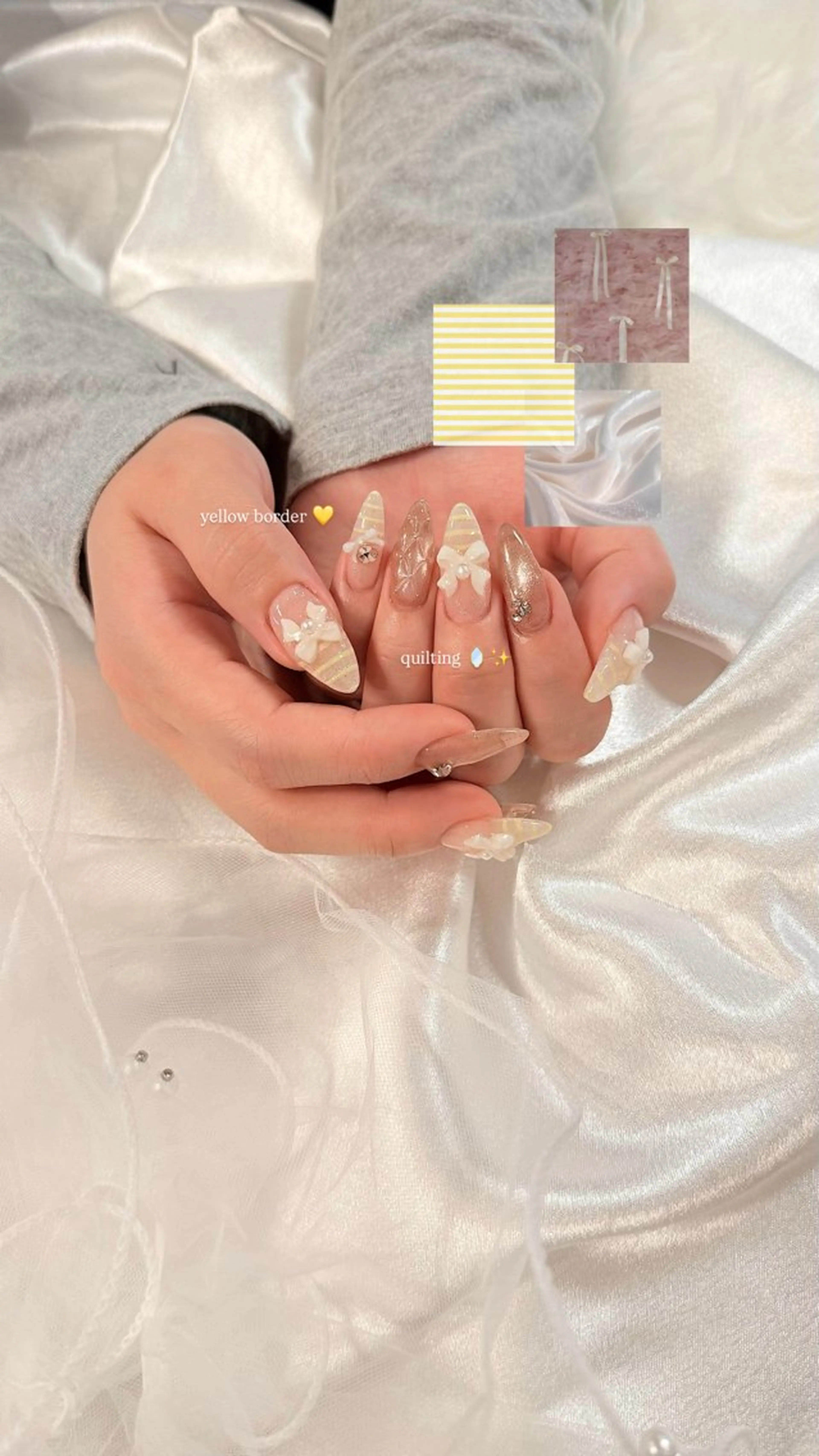 セミロング ハンドネイル ramo nail  aoiのネイルデザイン