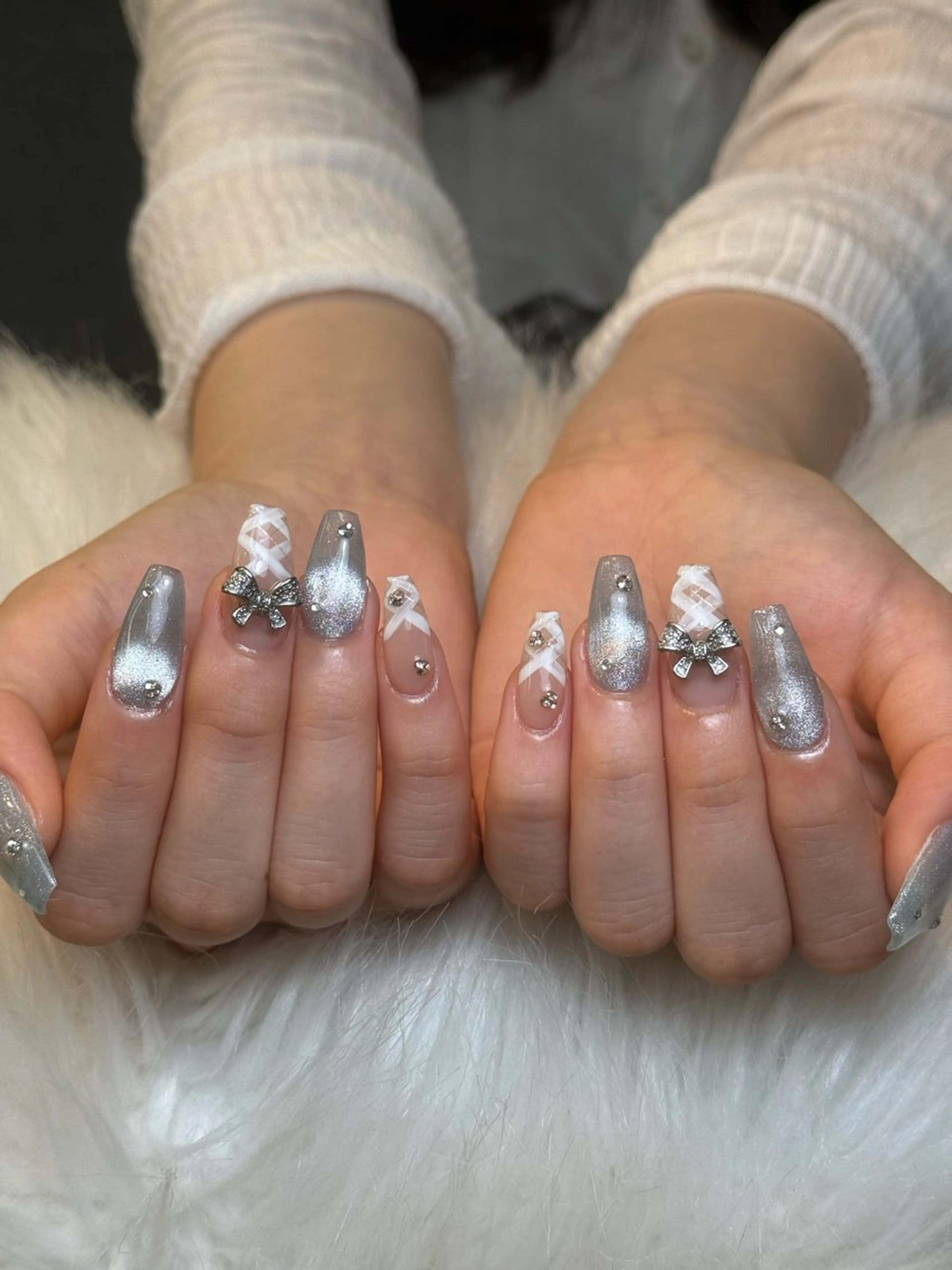 ネイル 韓国ネイル 持ち込み 冬ネイル Nihonthy Nail 新宿所属・Nihonthy Nail 新宿のネイルデザイン