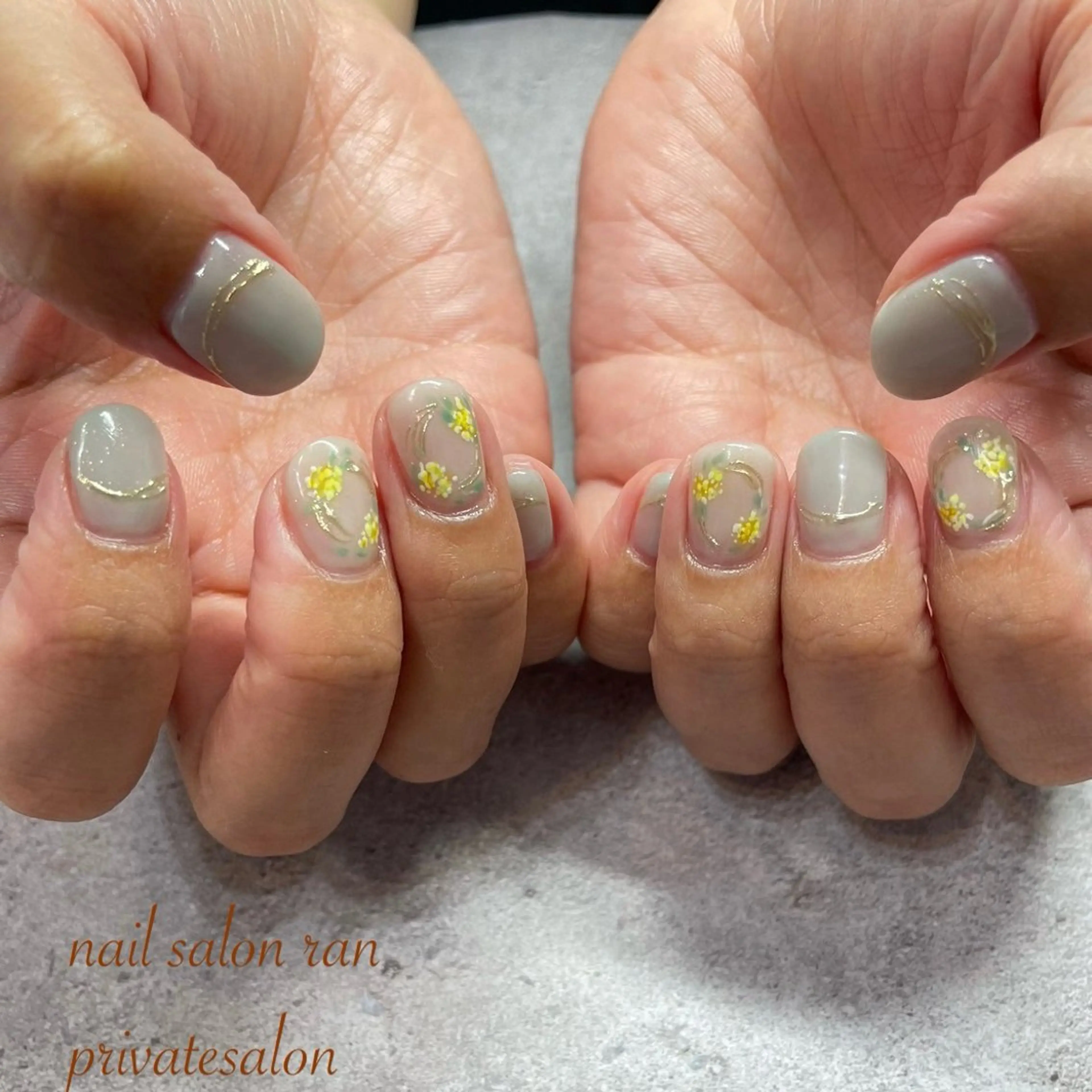 ネイル ハンドネイル ハンドケア nailsalon ranのネイルデザイン