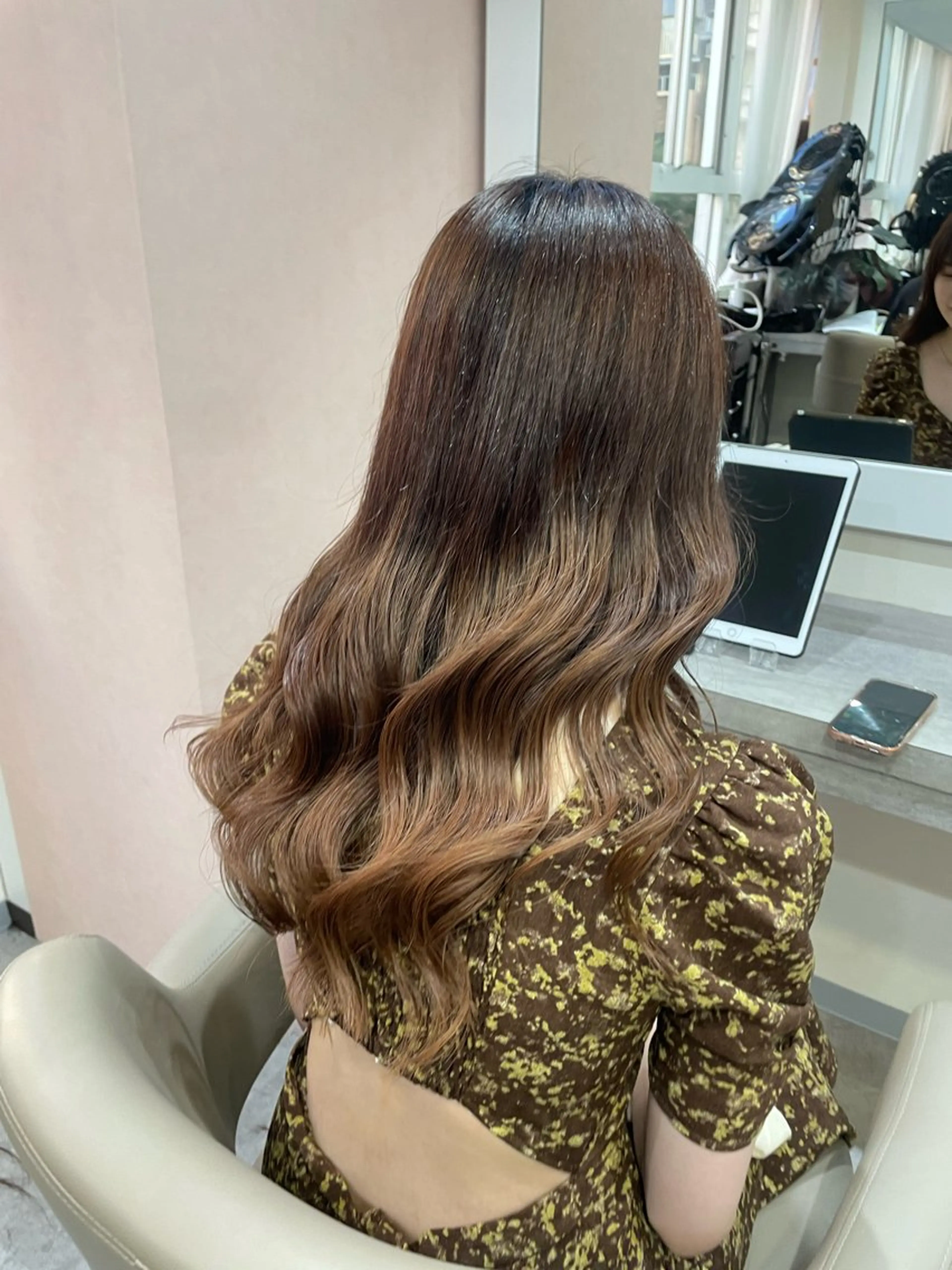 ロング ヘアアレンジ ヘアセット 韓国ヘア/韓国風 パーマ/kazueのヘアスタイル