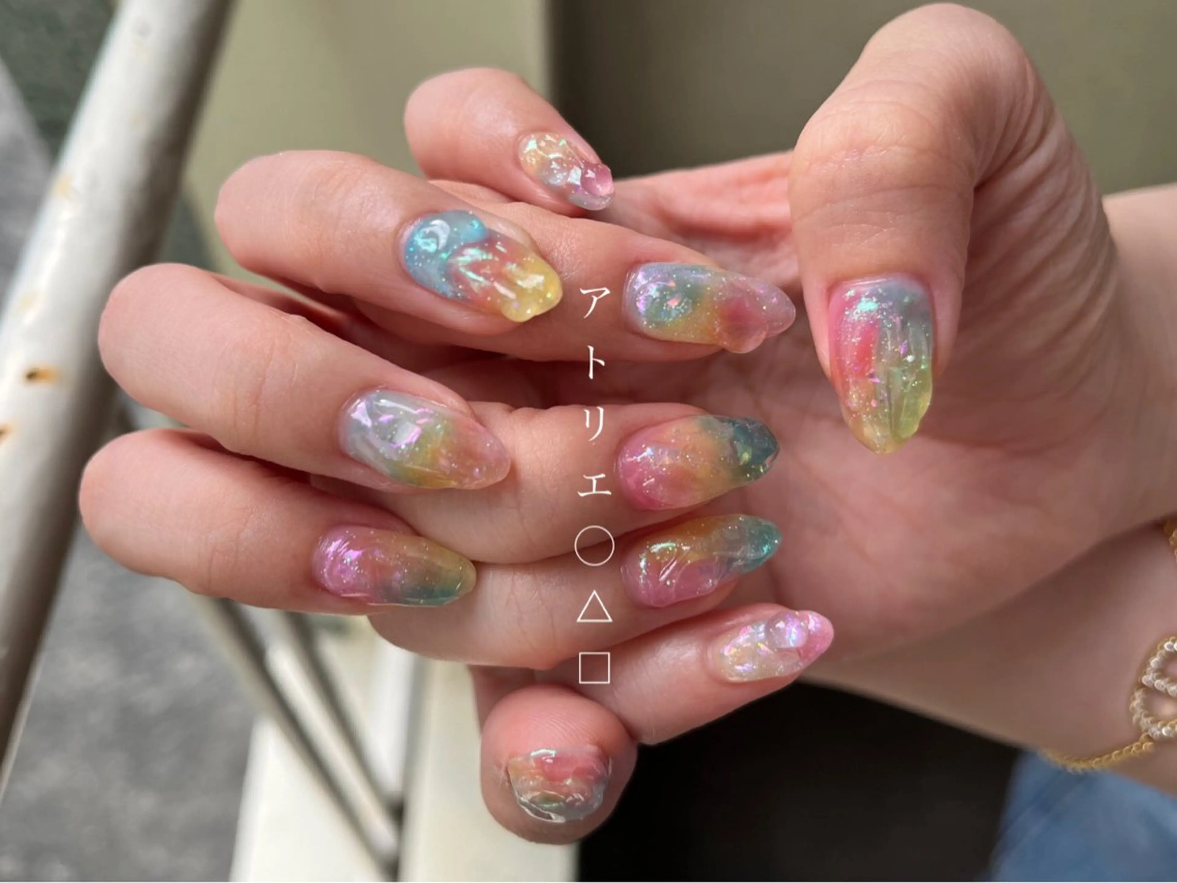 ネイル ハンドネイル アトリエ ○△□のネイルデザイン