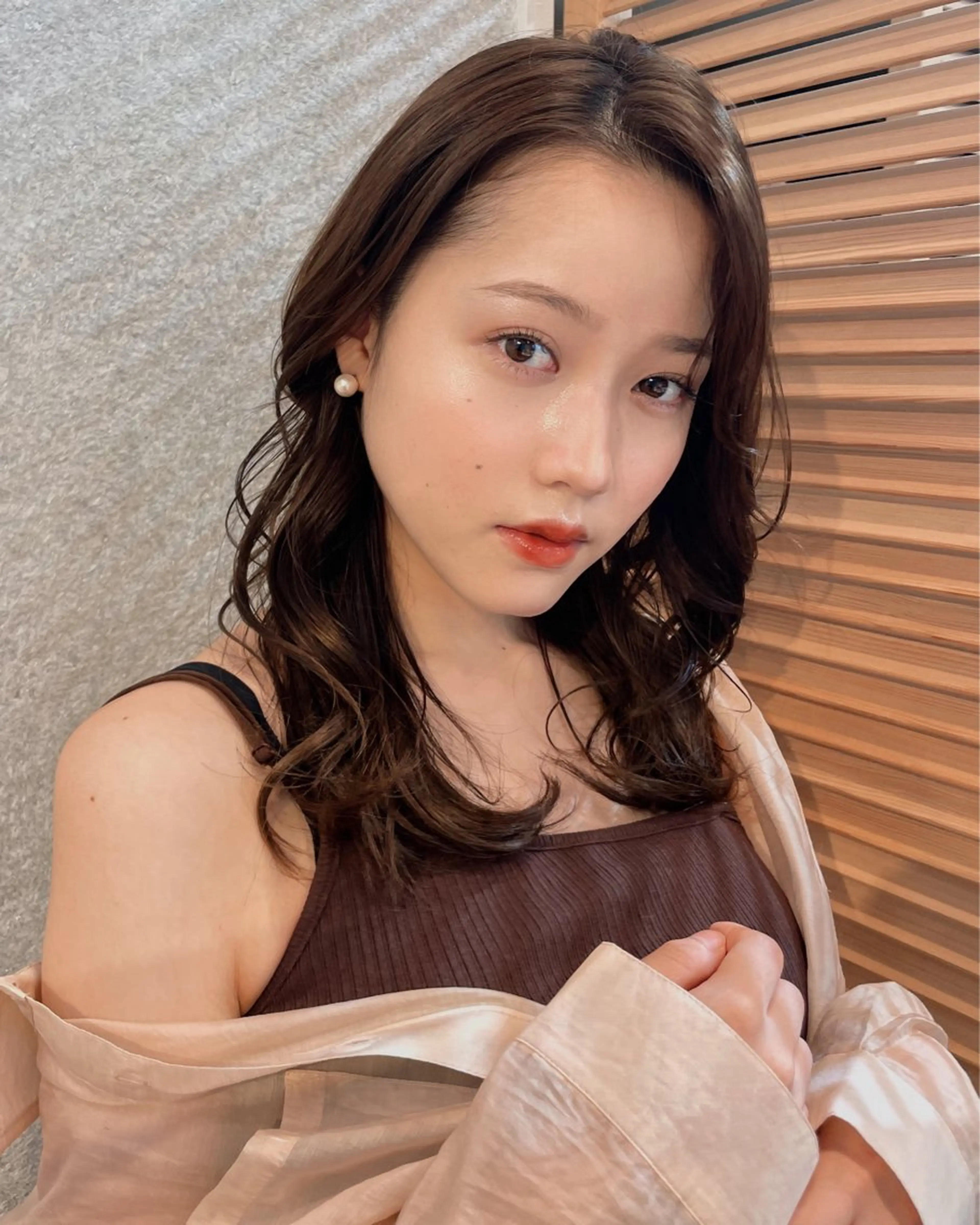 カラー 上品な透明感カラー 🫧renのヘアスタイル