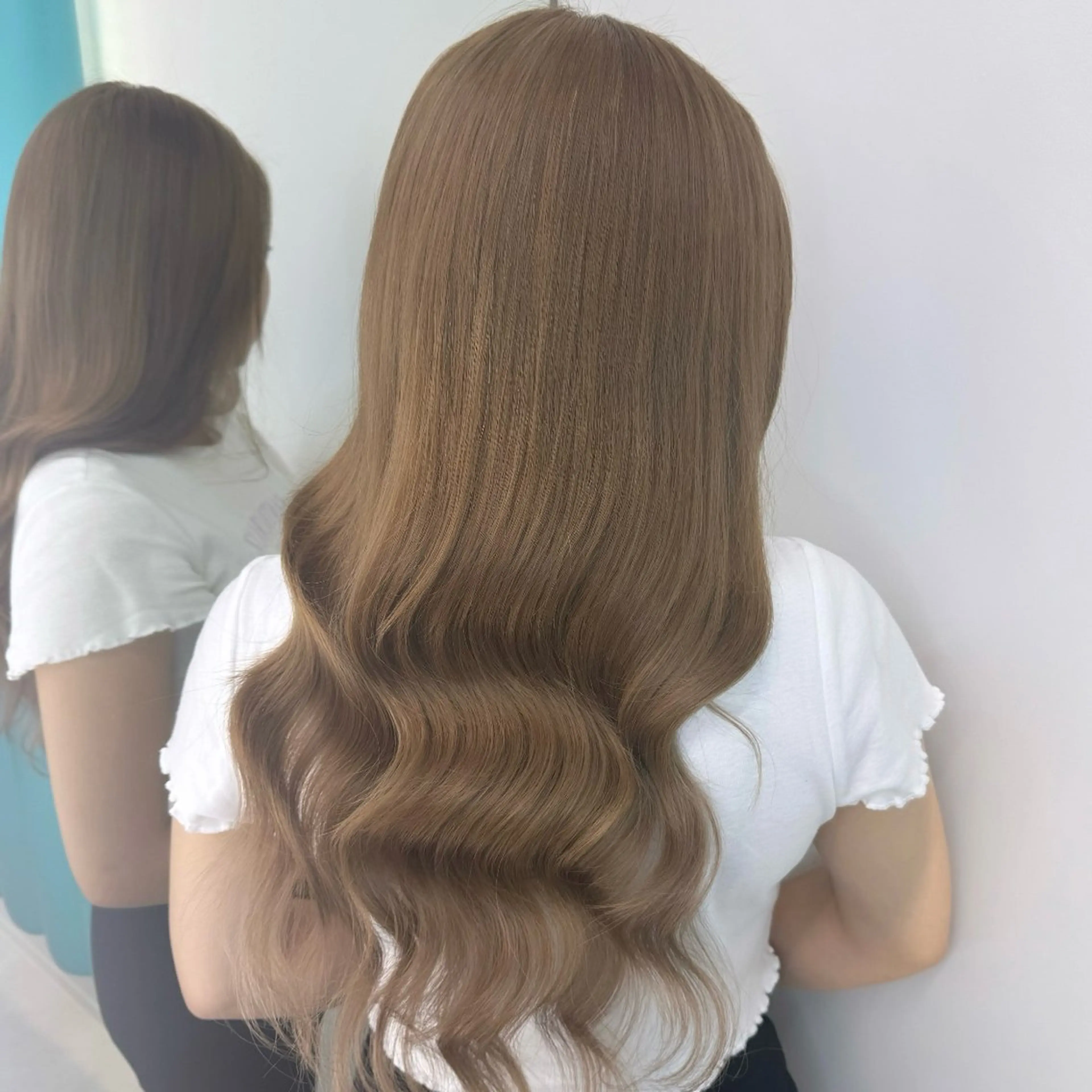 ダブルカラー＋バージン毛エクステ60本❣️の写真