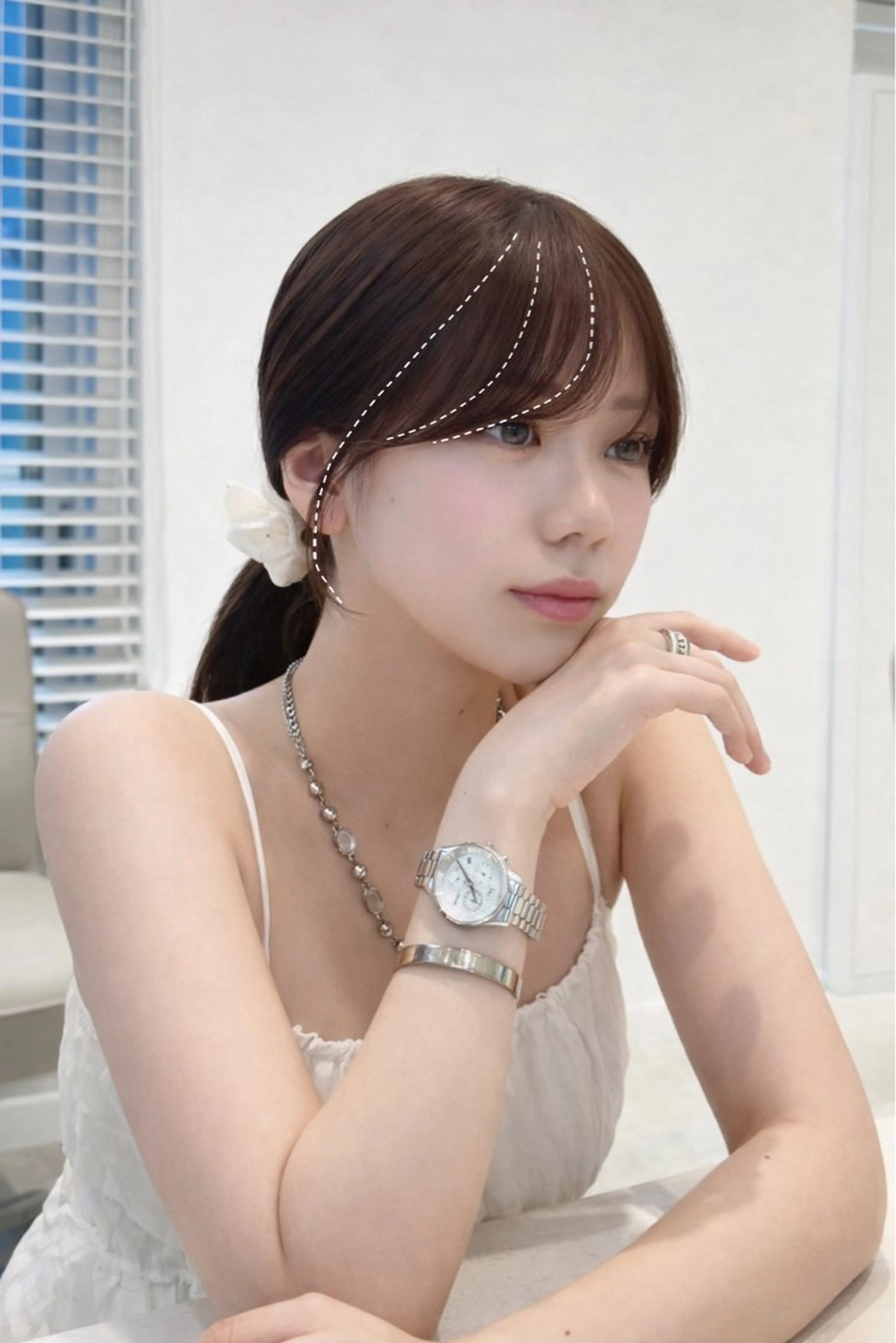 ミディアム カット トリートメント BRIGHT所属・🤍恵比寿/透明感/ 小顔カット🤍アズサのヘアスタイル