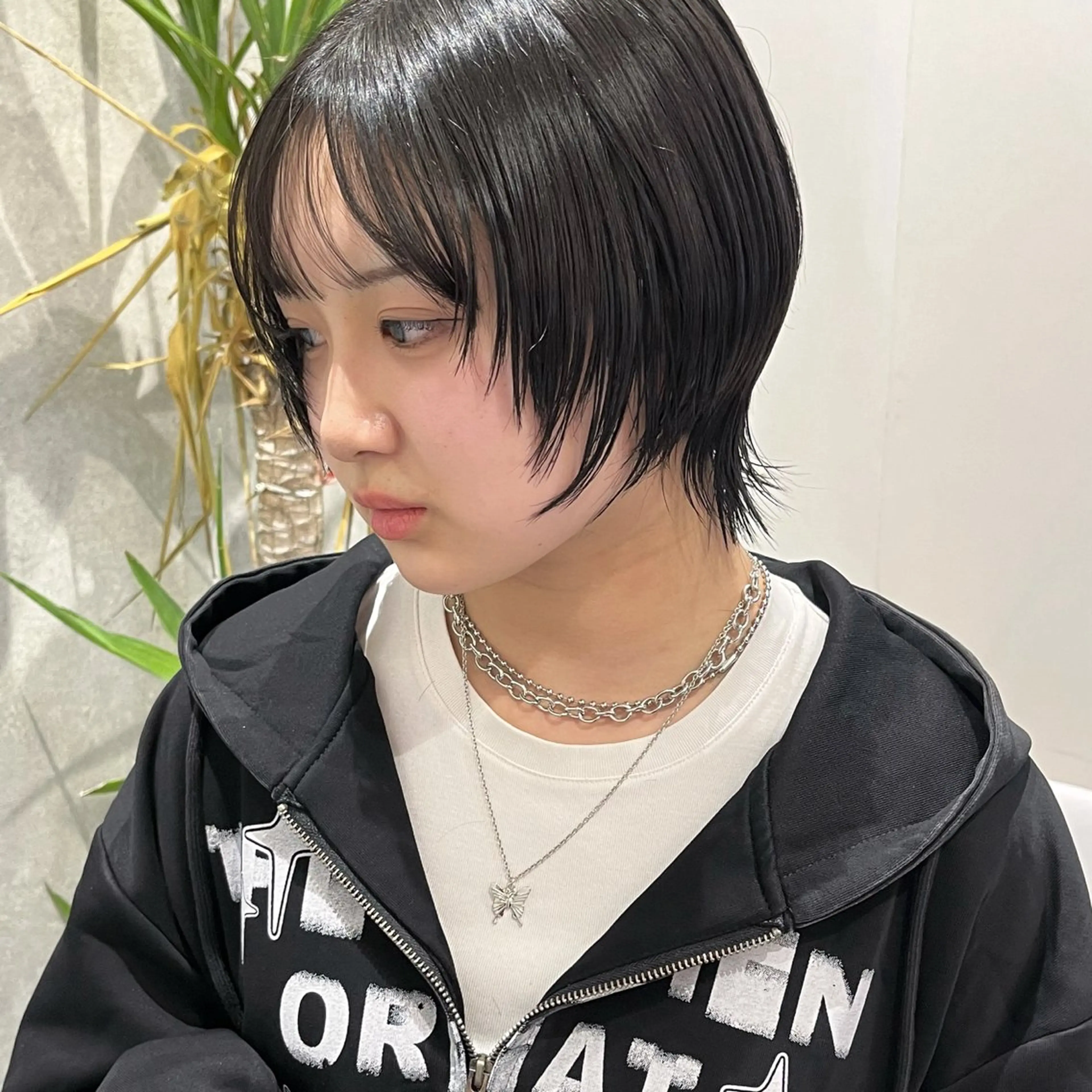 ショート カラー レイヤーカット ウルフカット カット ヘアカラー トリートメント hiyori 【ﾌﾗﾐｭｰﾑ高崎】のヘアスタイル