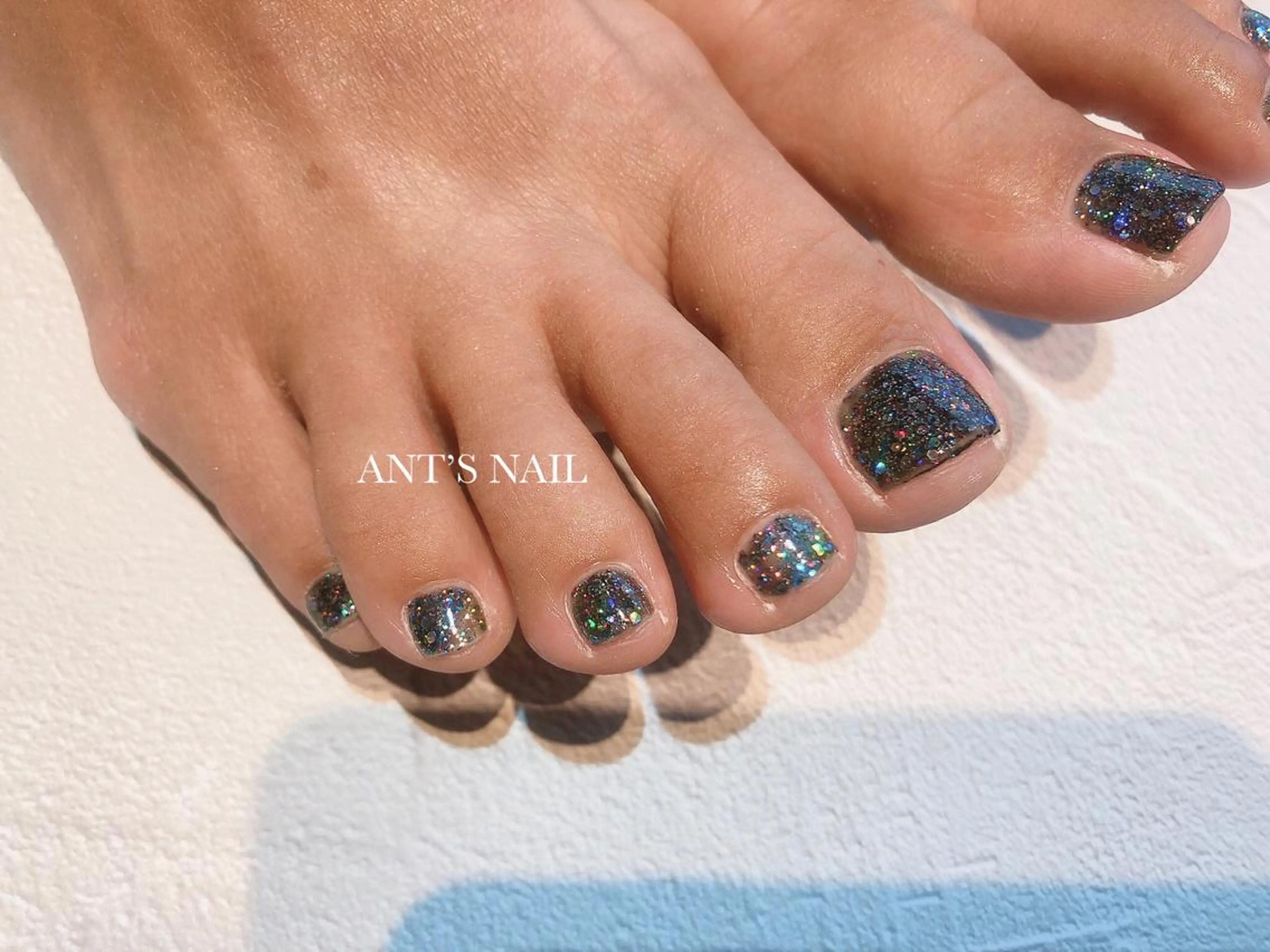 ネイル フットネイル ワンカラーネイル フットネイル ANT'S NAILのネイルデザイン
