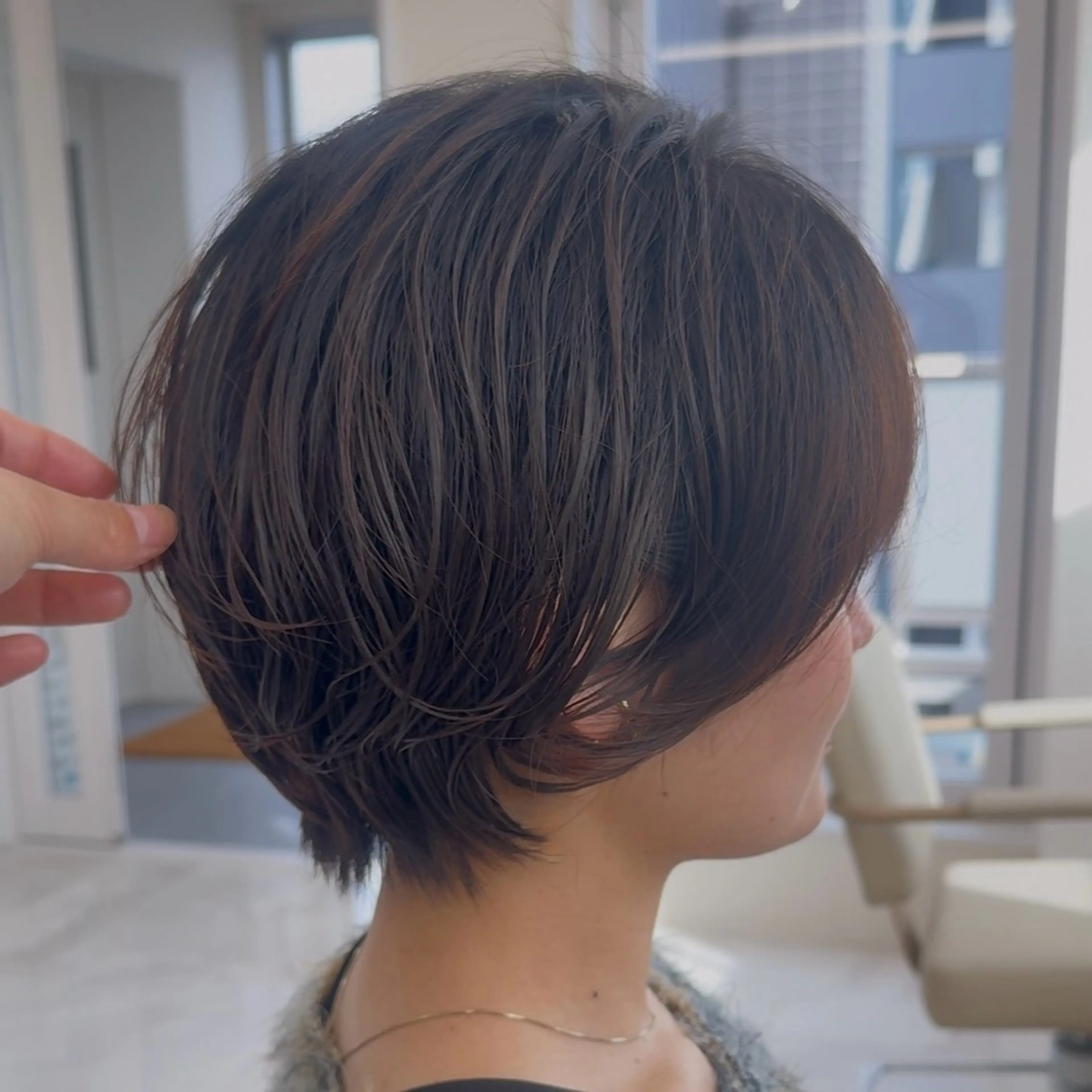 ショート パーマ ショートヘア ニュアンスパーマ 似合わせカット🍀 TAKAHASHIのヘアスタイル