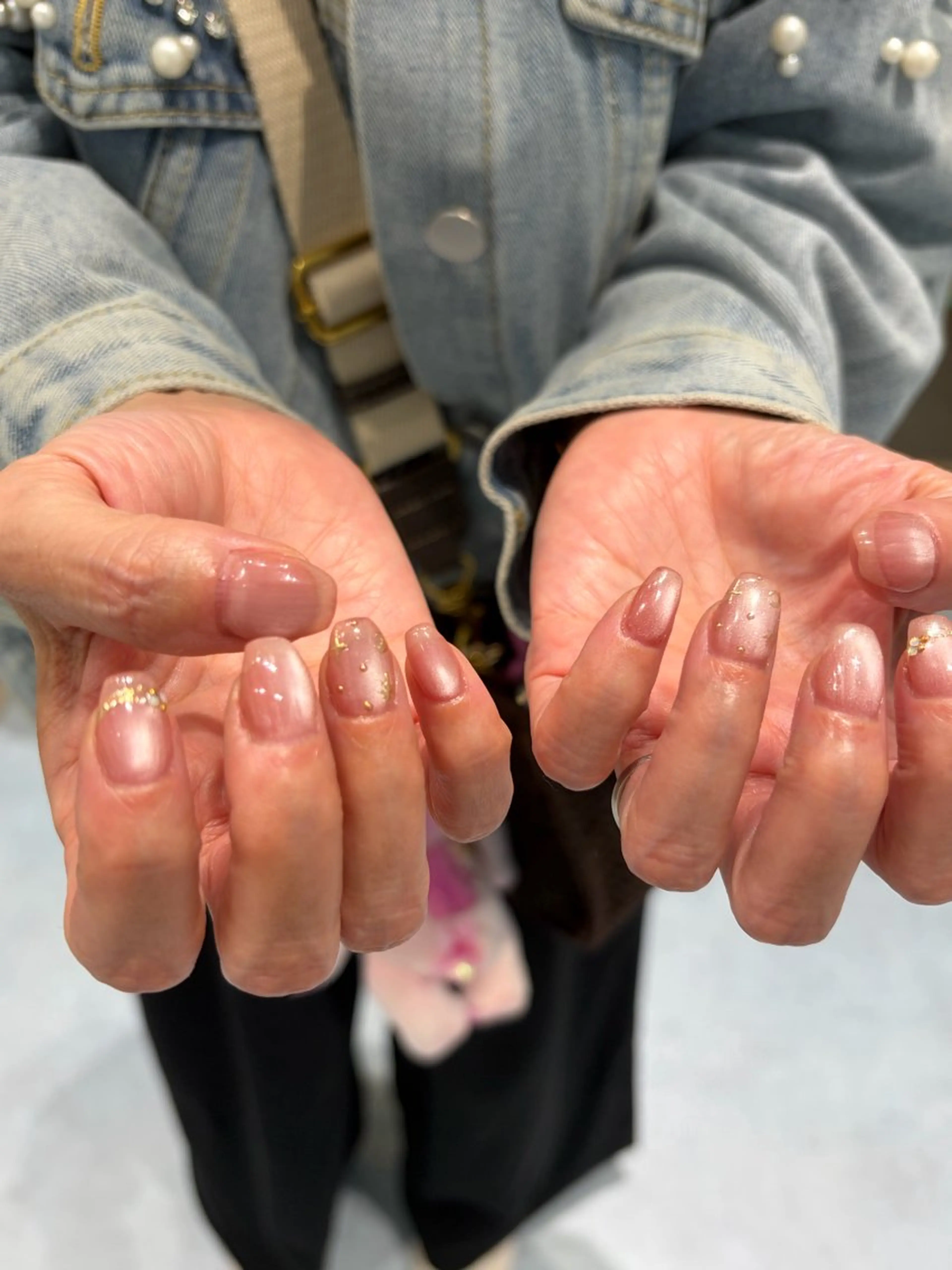 ネイル アートネイル マグネットネイル ミラーネイル ハンドネイル VINGTNAIL 土岐果鈴のネイルデザイン