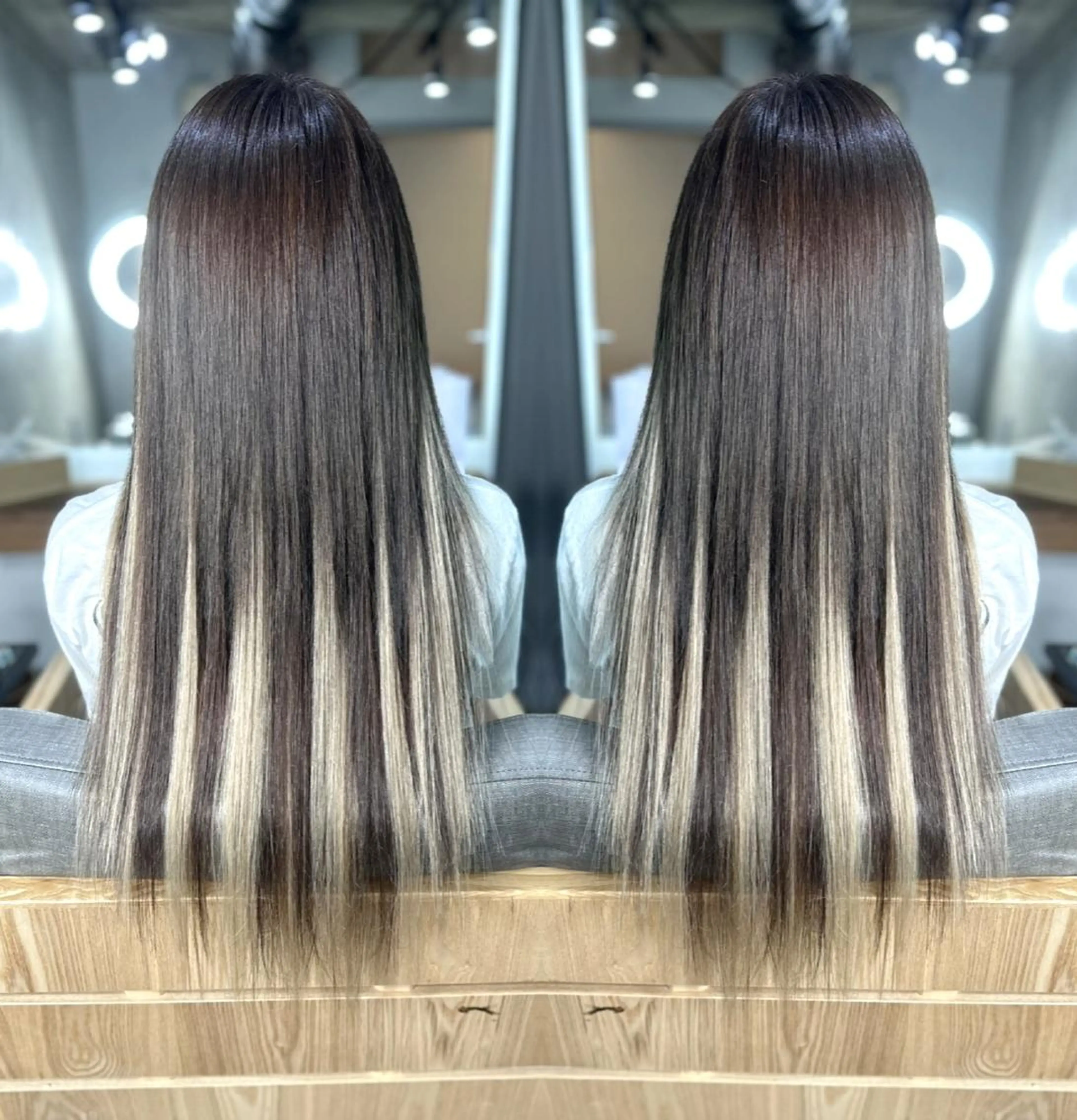 カラー ロング 韓国ヘアならお任せ♡ 馴染ませ達人👸yuのヘアスタイル