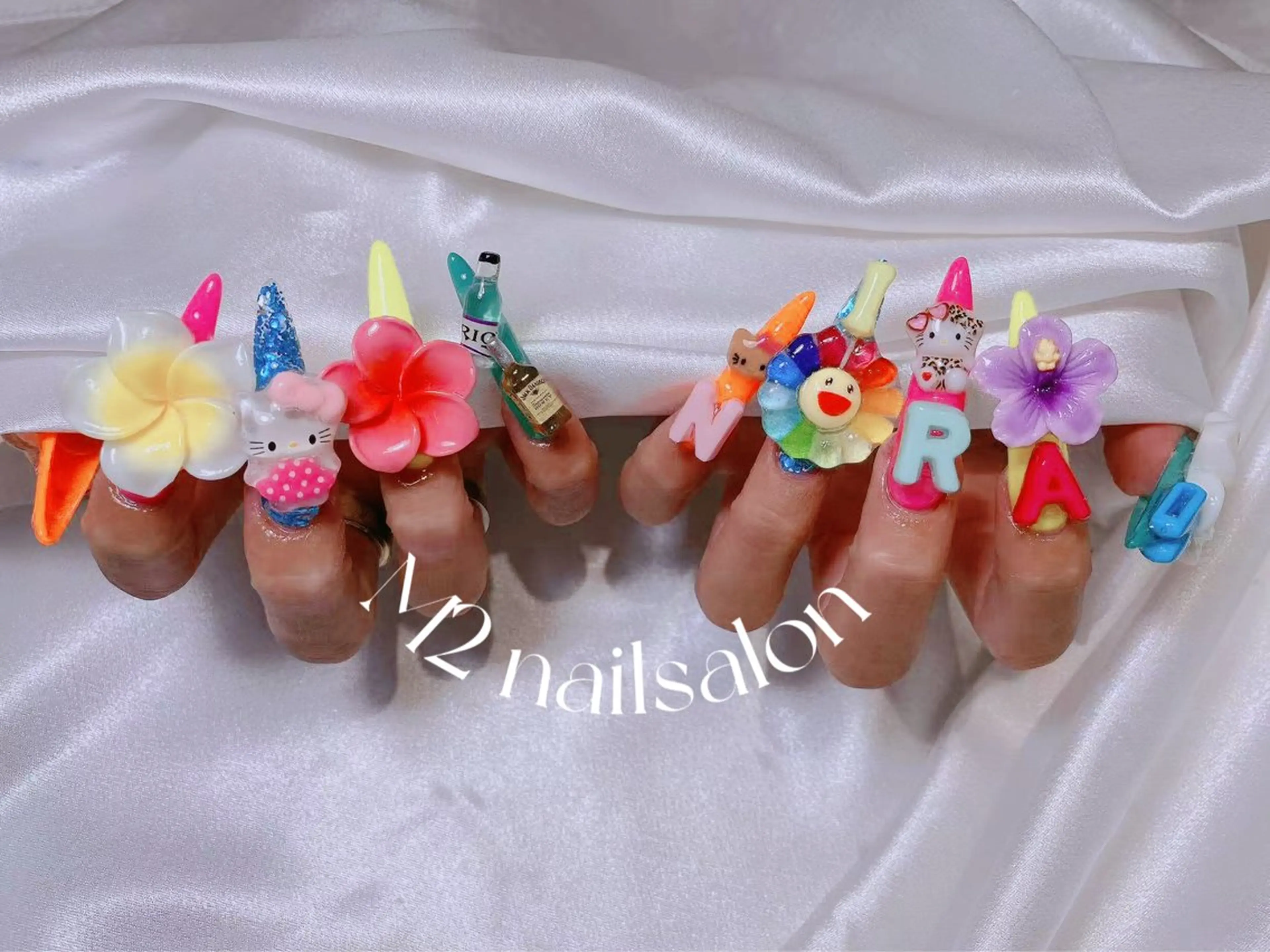 ネイル ハンドネイル 長さだし専門店 M2　rikaのネイルデザイン