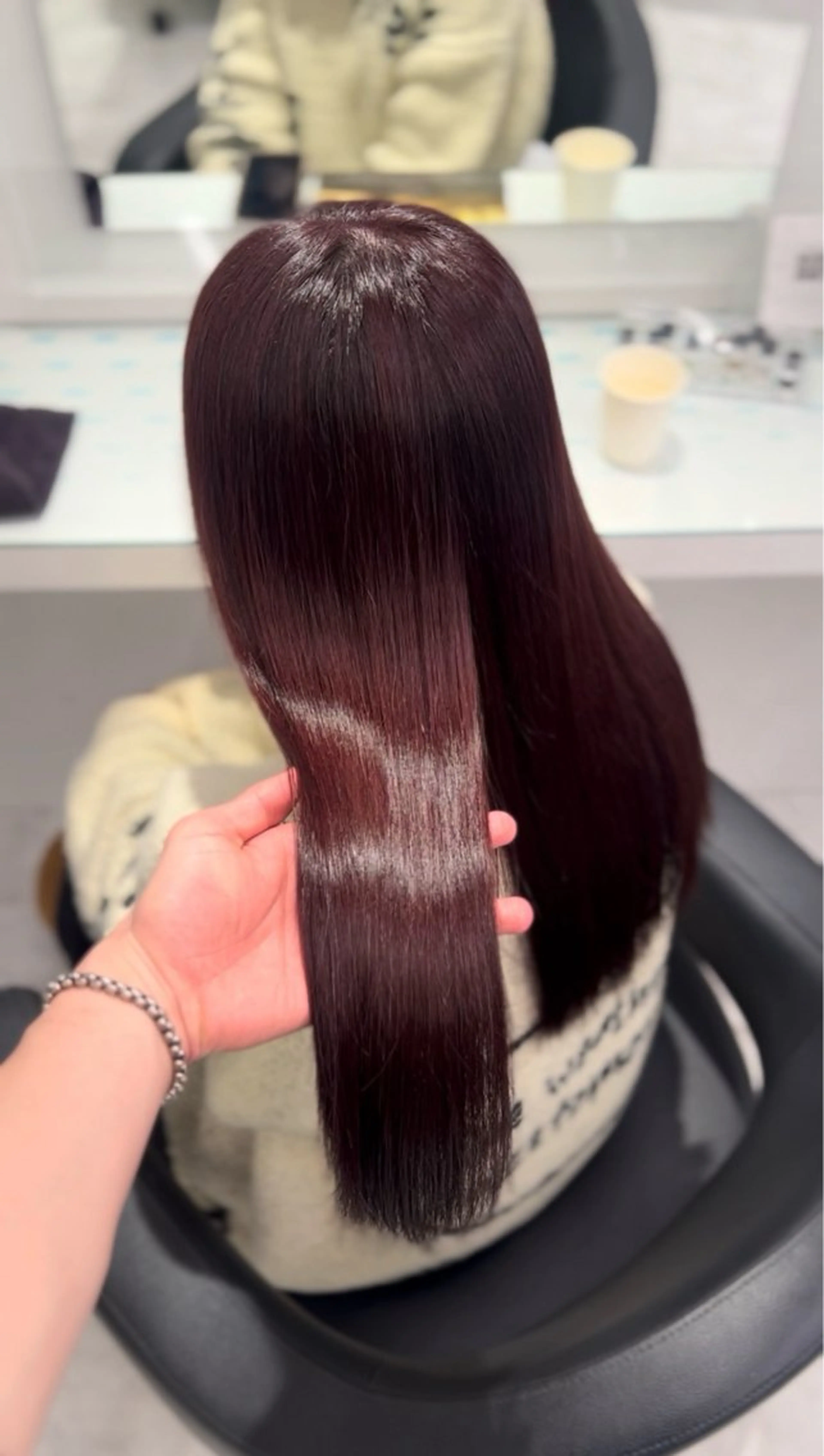 ロング カラー ヘアアレンジ メンズ ヘアカラー トリートメント こたか さくらのヘアスタイル