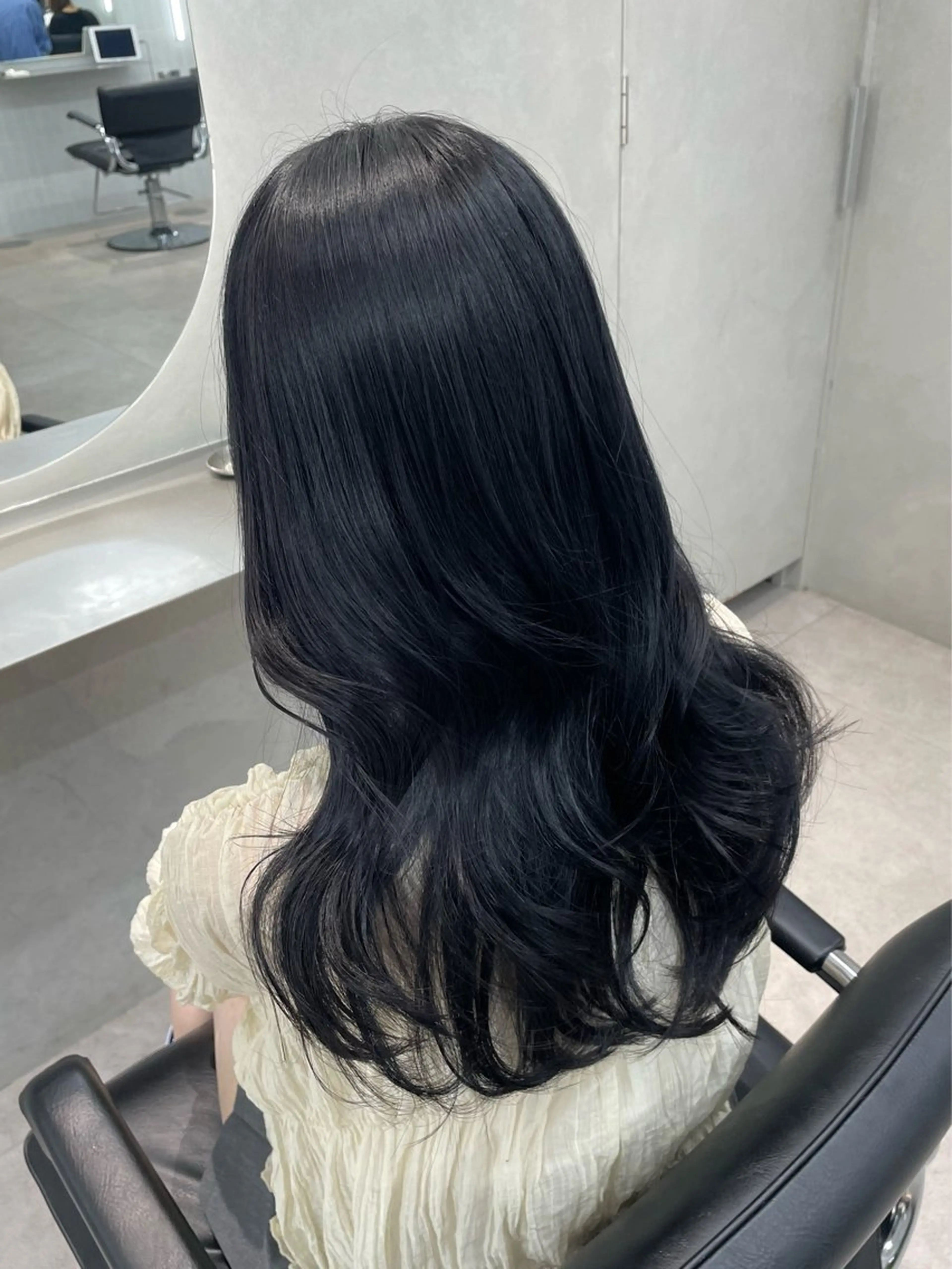 セミロング カラー アッシュ アッシュブラウン ベージュカラー ブラウンカラー 透明感カラー ヘアカラー 表参道/透明感 グレージュ/ブラウンのヘアスタイル