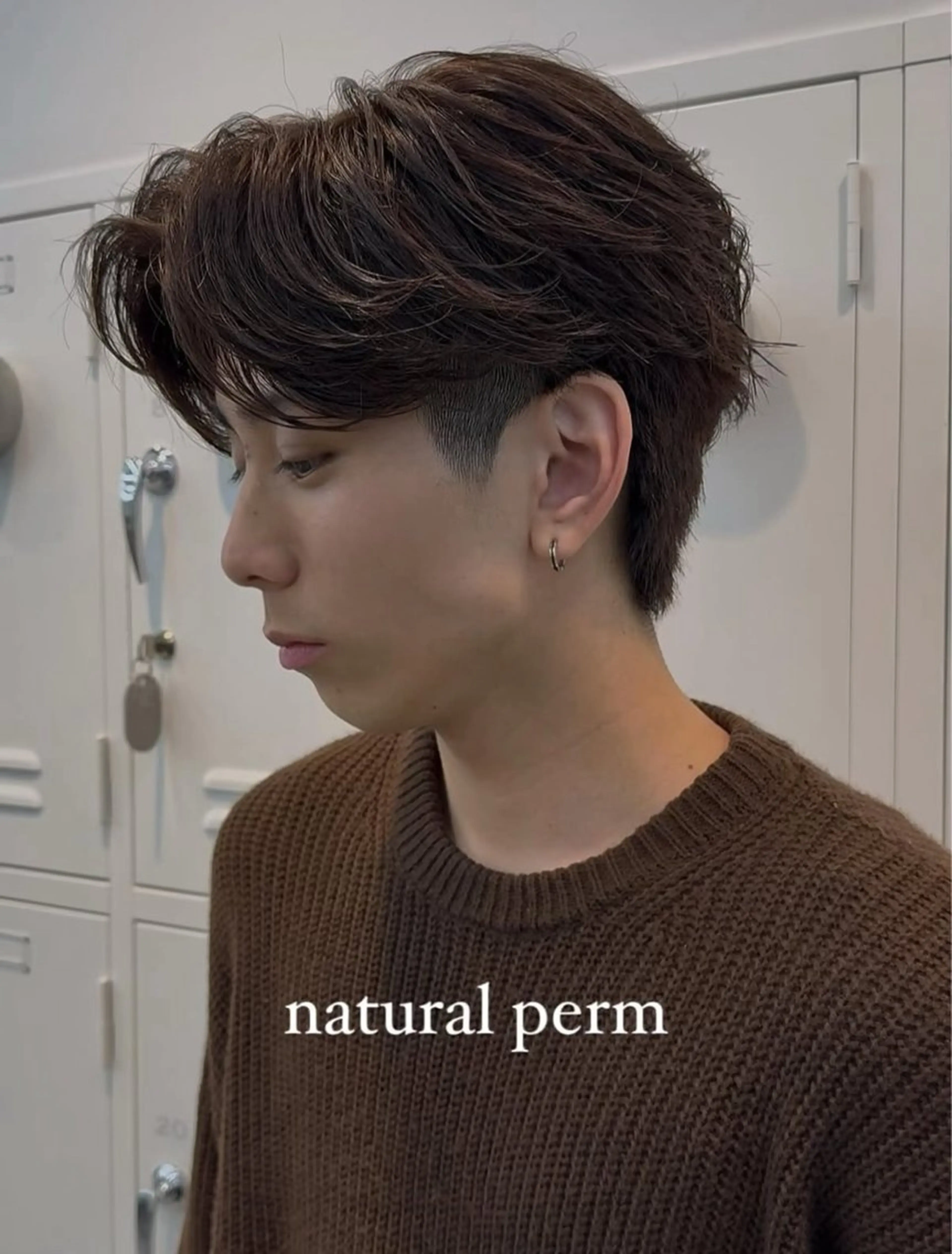 ショート カラー パーマ メンズ キッズ メンズパーマ ニュアンスパーマ 栄💗レイヤーカット ｜パーマ｜haruのヘアスタイル