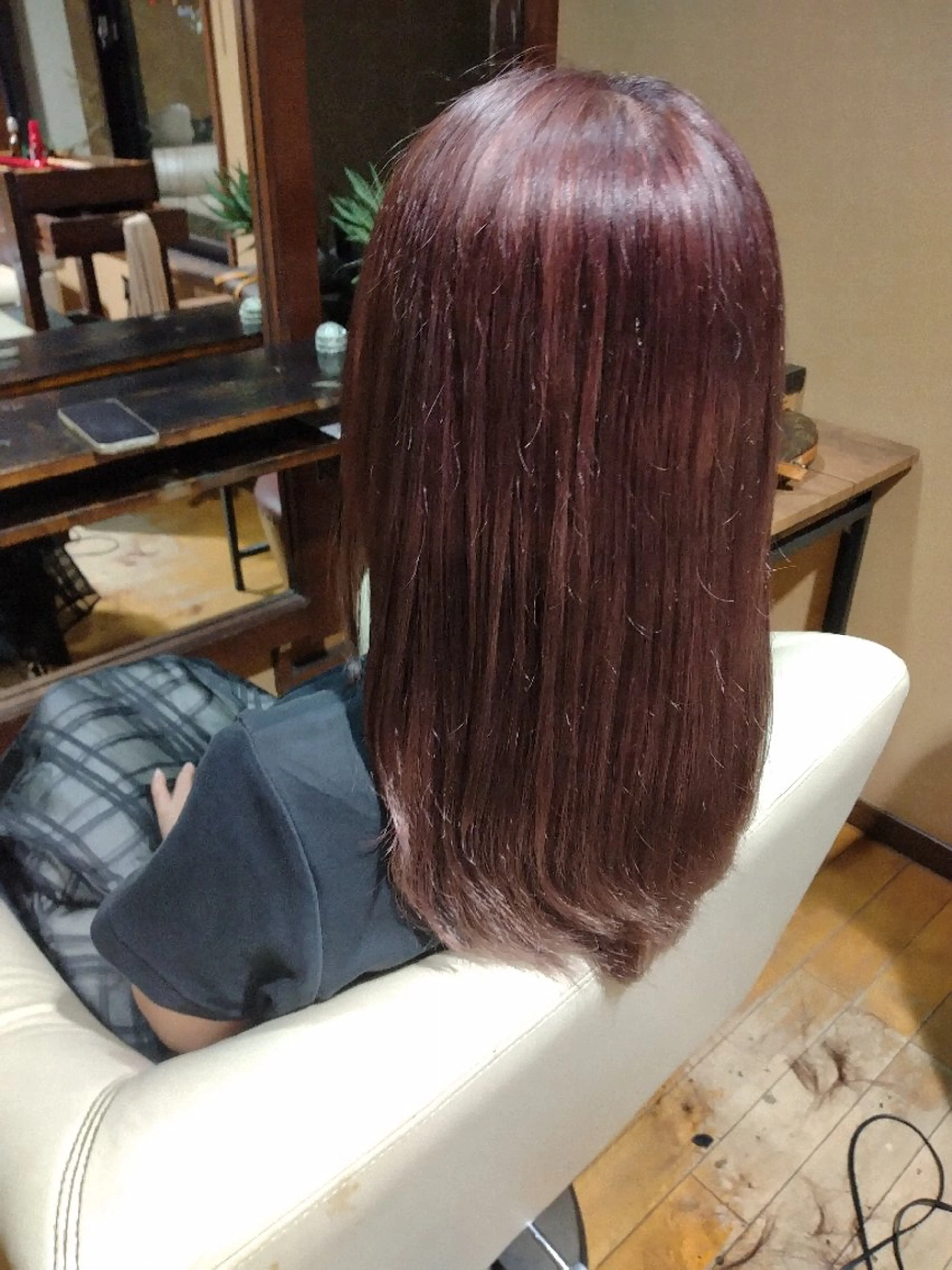 セミロング ヘアカラー ヘアーサロン  ジュエル所属・青山 早智子のヘアスタイル