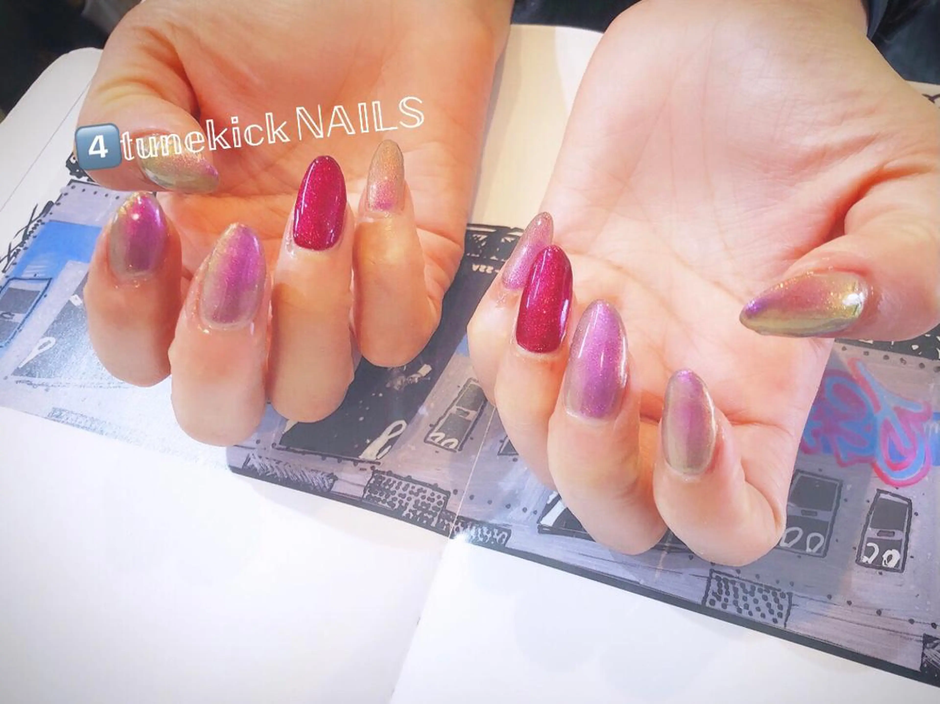 ネイル 4tunekick NAILS(フォーチュンキックネイルズ)所属・星野 淳子のネイルデザイン