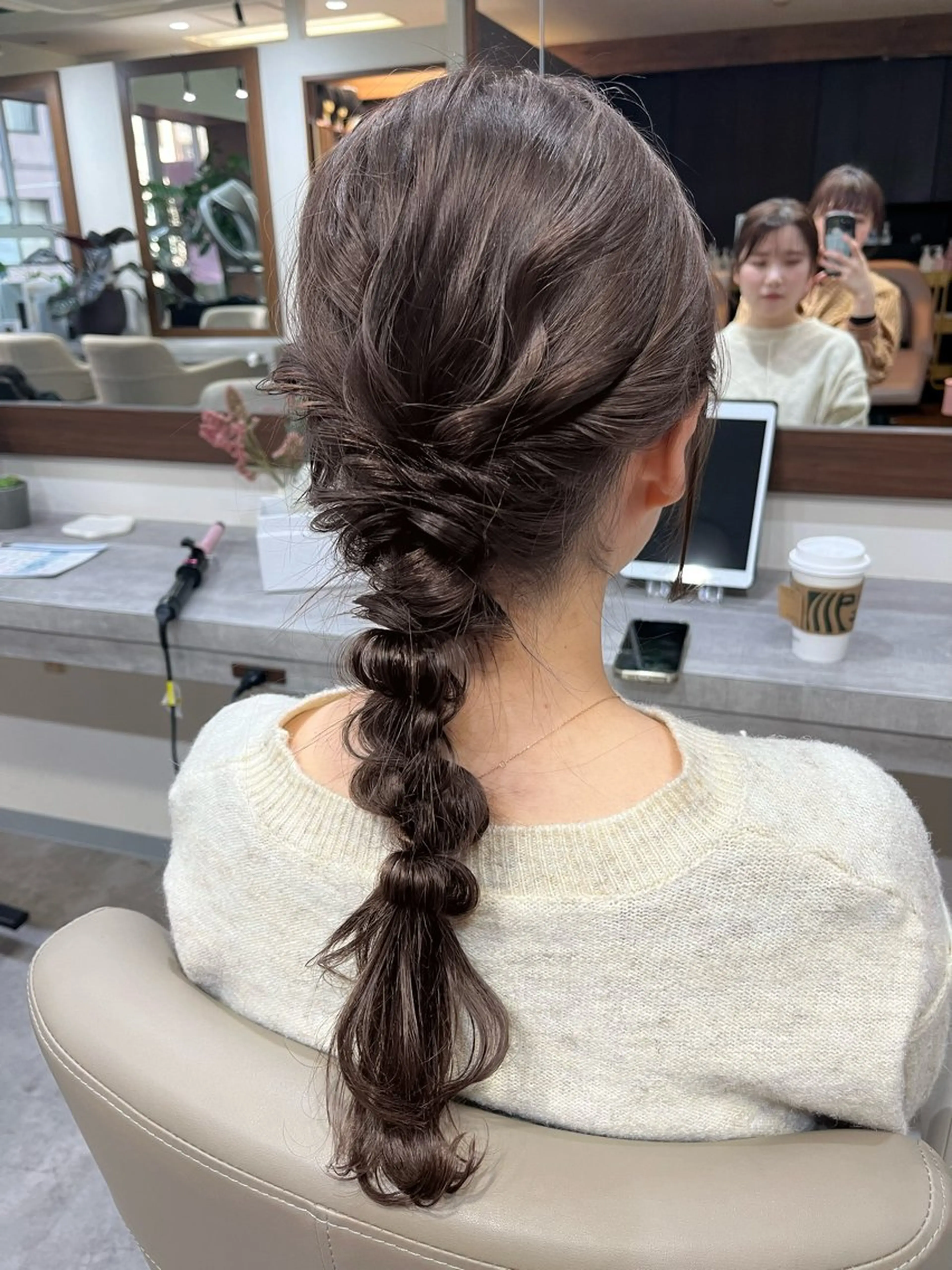 ロング ヘアセット 韓国風パーマ/ヘア セット/店長みづきのヘアスタイル