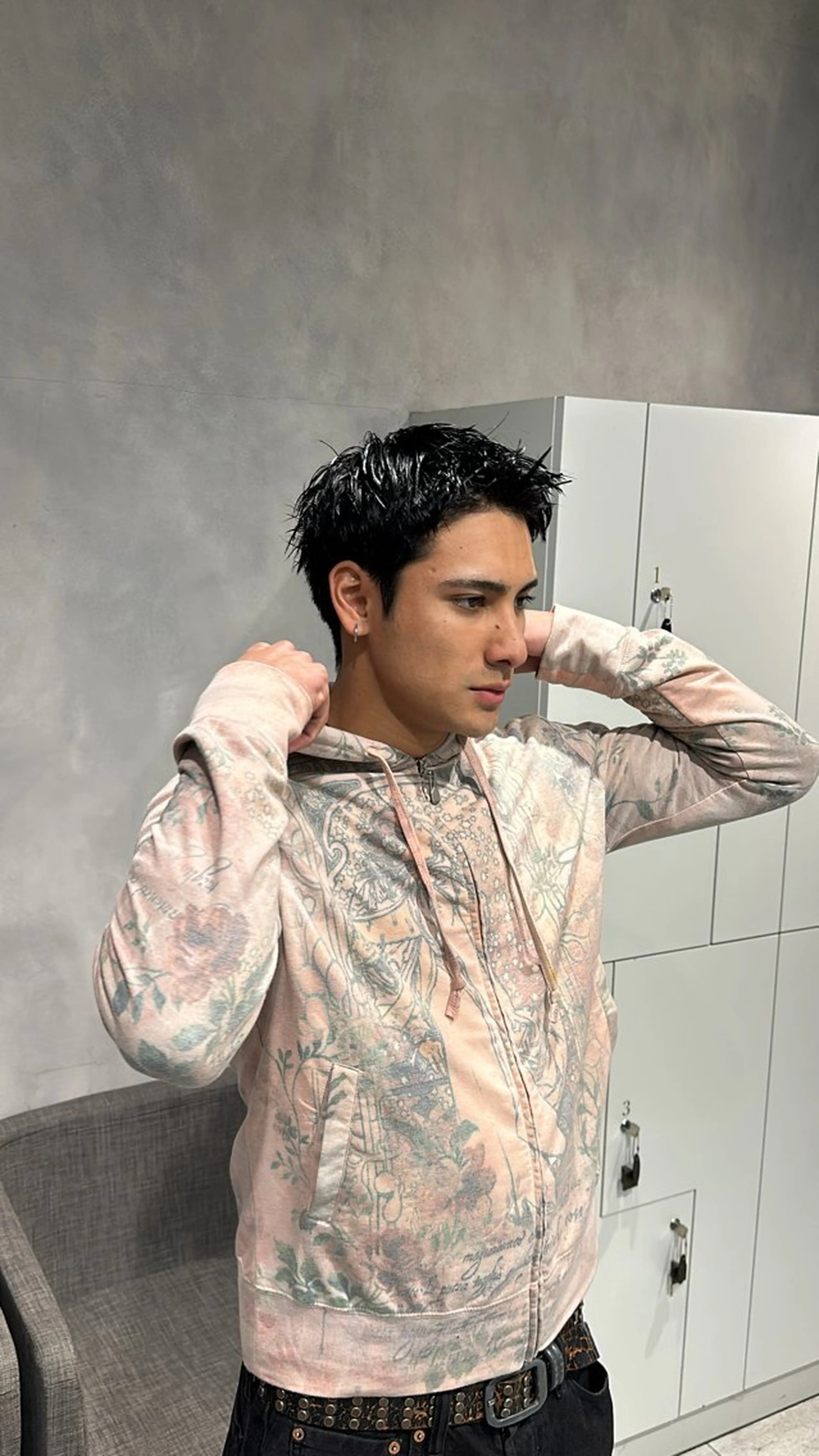 メンズ スパイキーショート カット 優斗/メンズ/ フェード/パーマのヘアスタイル