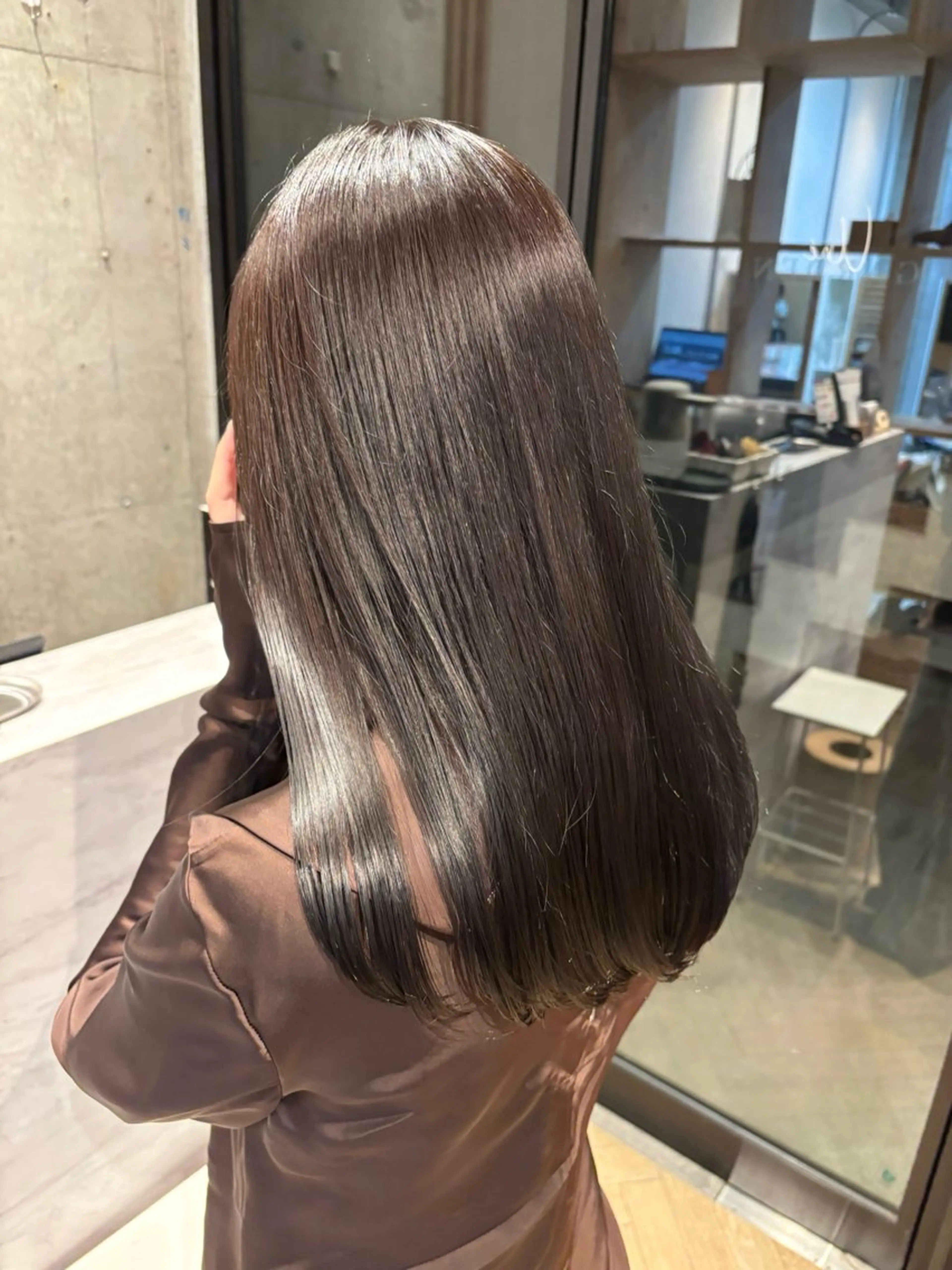 【頭皮が気になる方オススメ✨】透明感カラー➕メンテナンストリートメント➕marbb【マイクロバブル】の写真