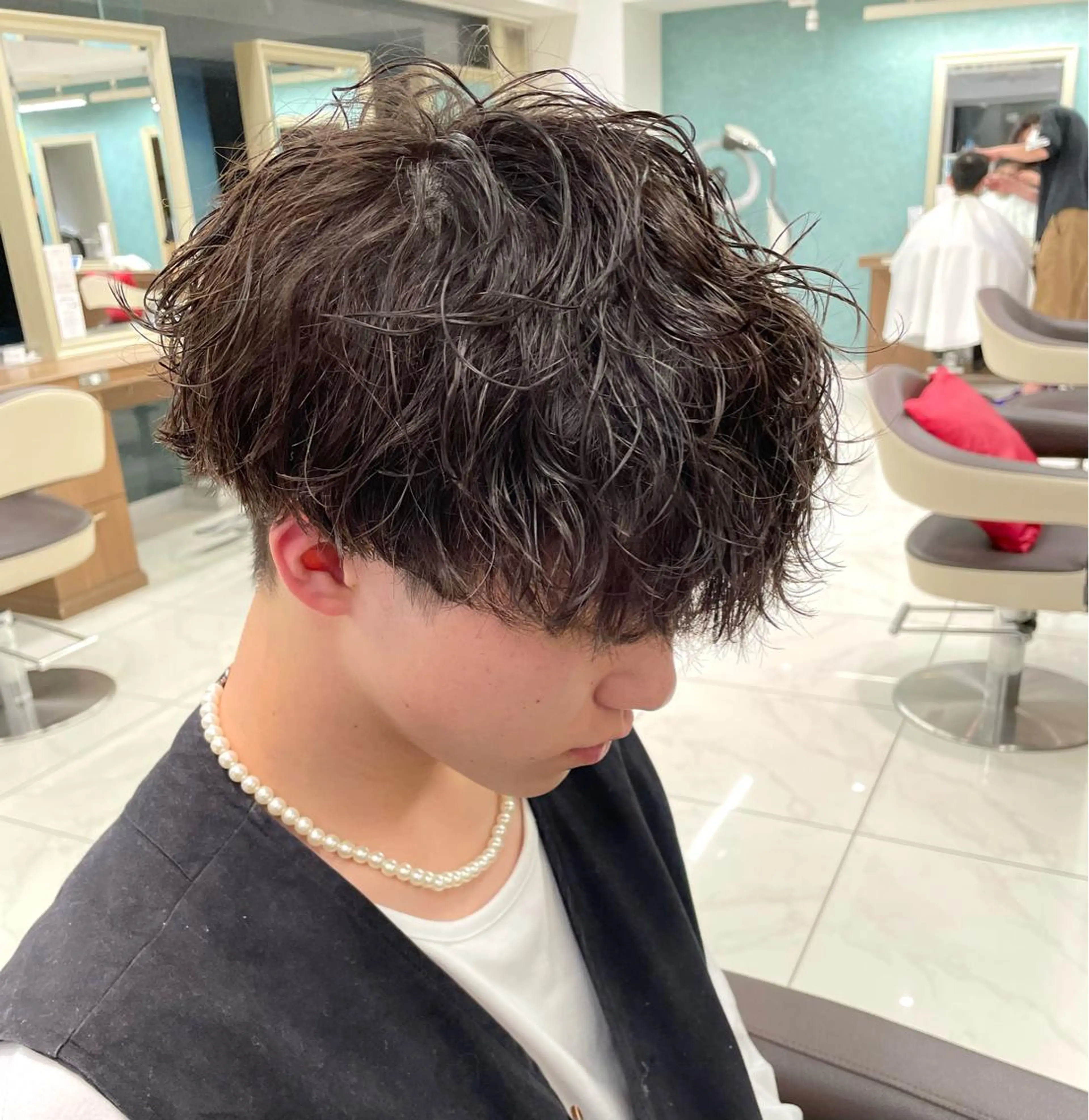 ショート パーマ メンズ 【メンズ特化】 池田大成✂︎のヘアスタイル