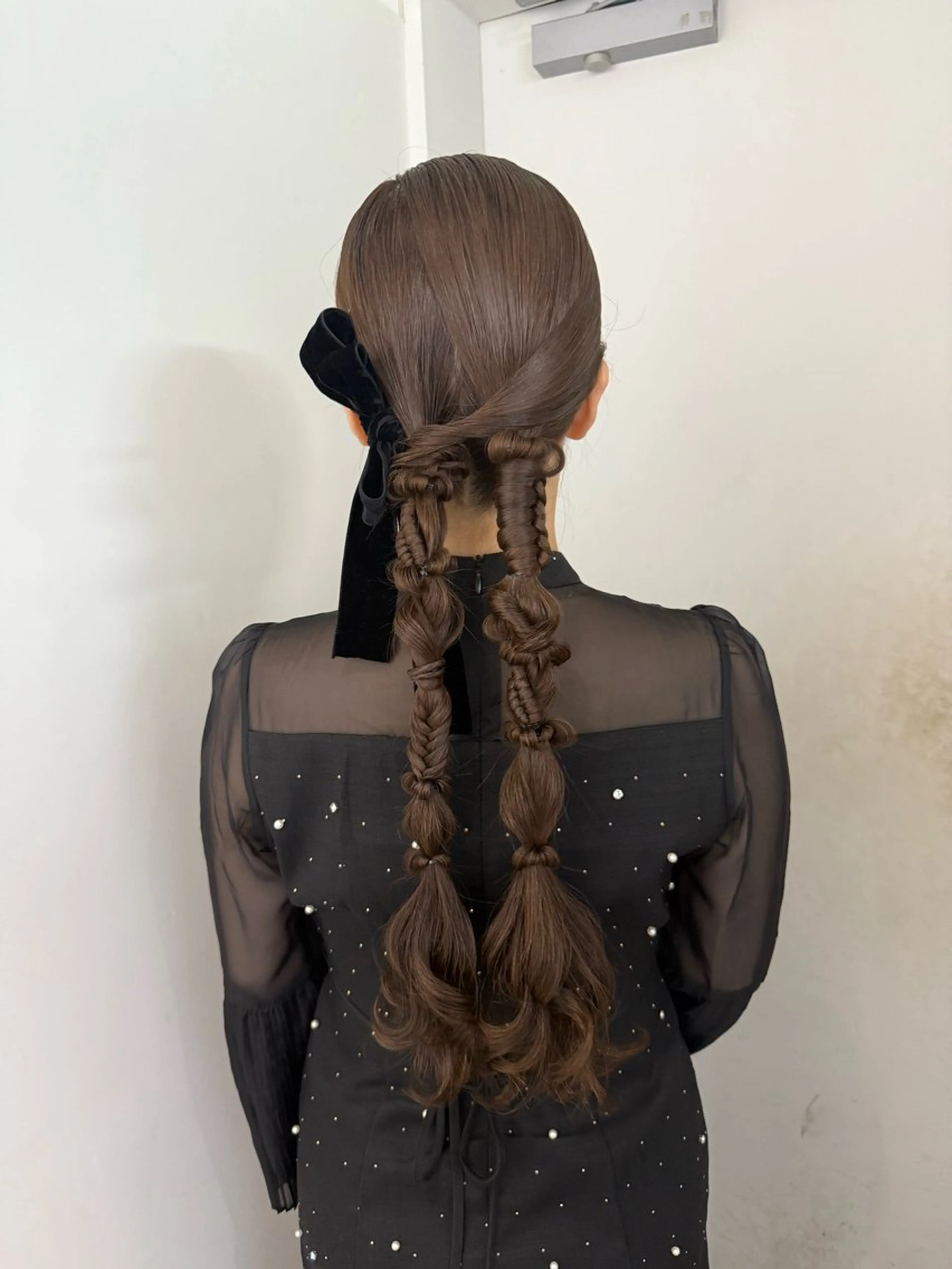 ロング ヘアアレンジ 結婚式・ブライダル ヘアセット 卒業式お呼ばれ🕊️ ヘアセット✴︎ミキのヘアスタイル