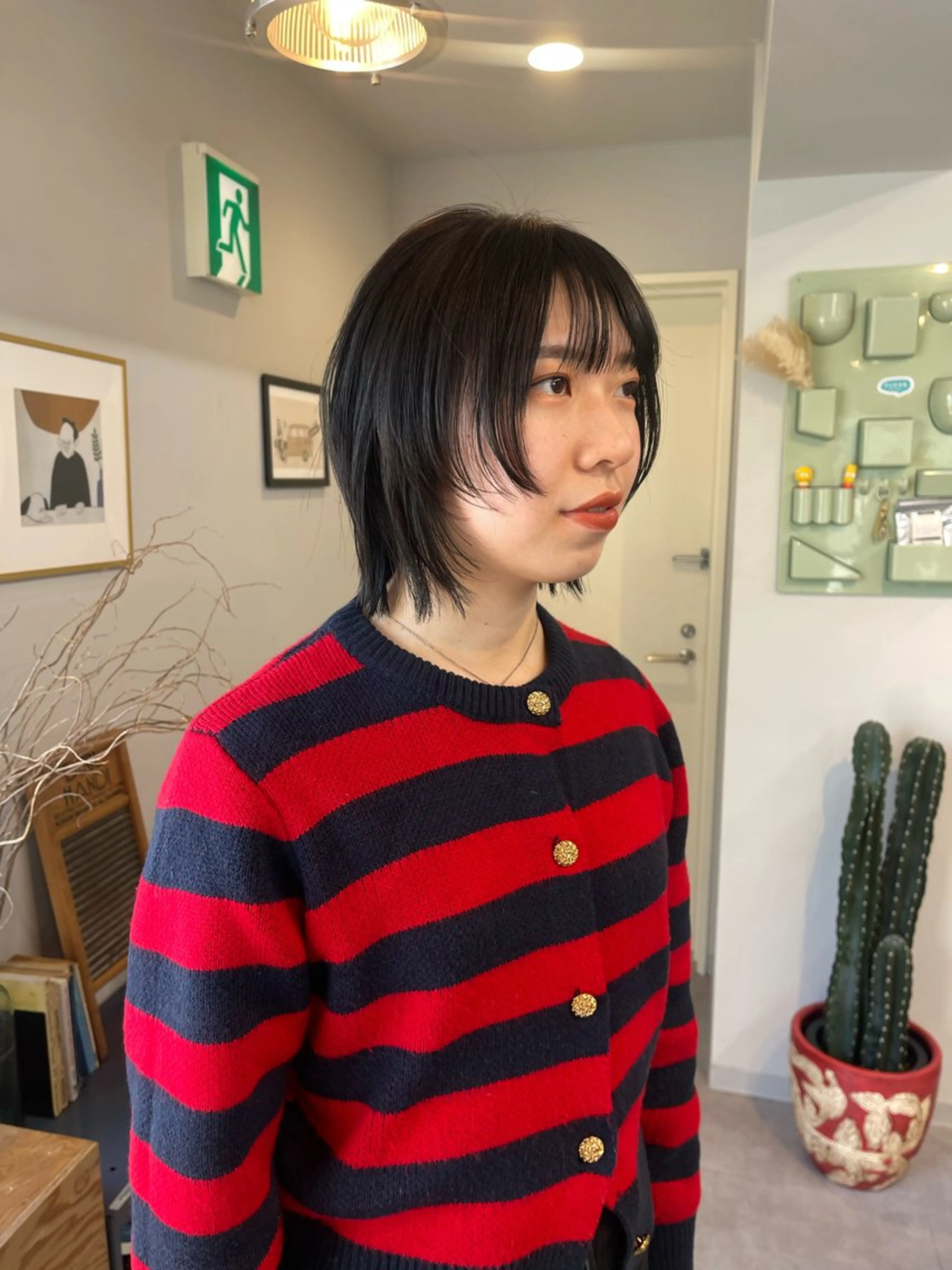 ショート カラー ボブ ウルフカット ウルフボブ カット ヘアカラー トリートメント MEY HAIR / CURLYS所属・丁寧なカウンセリング 🌿KENTA🌿のヘアスタイル