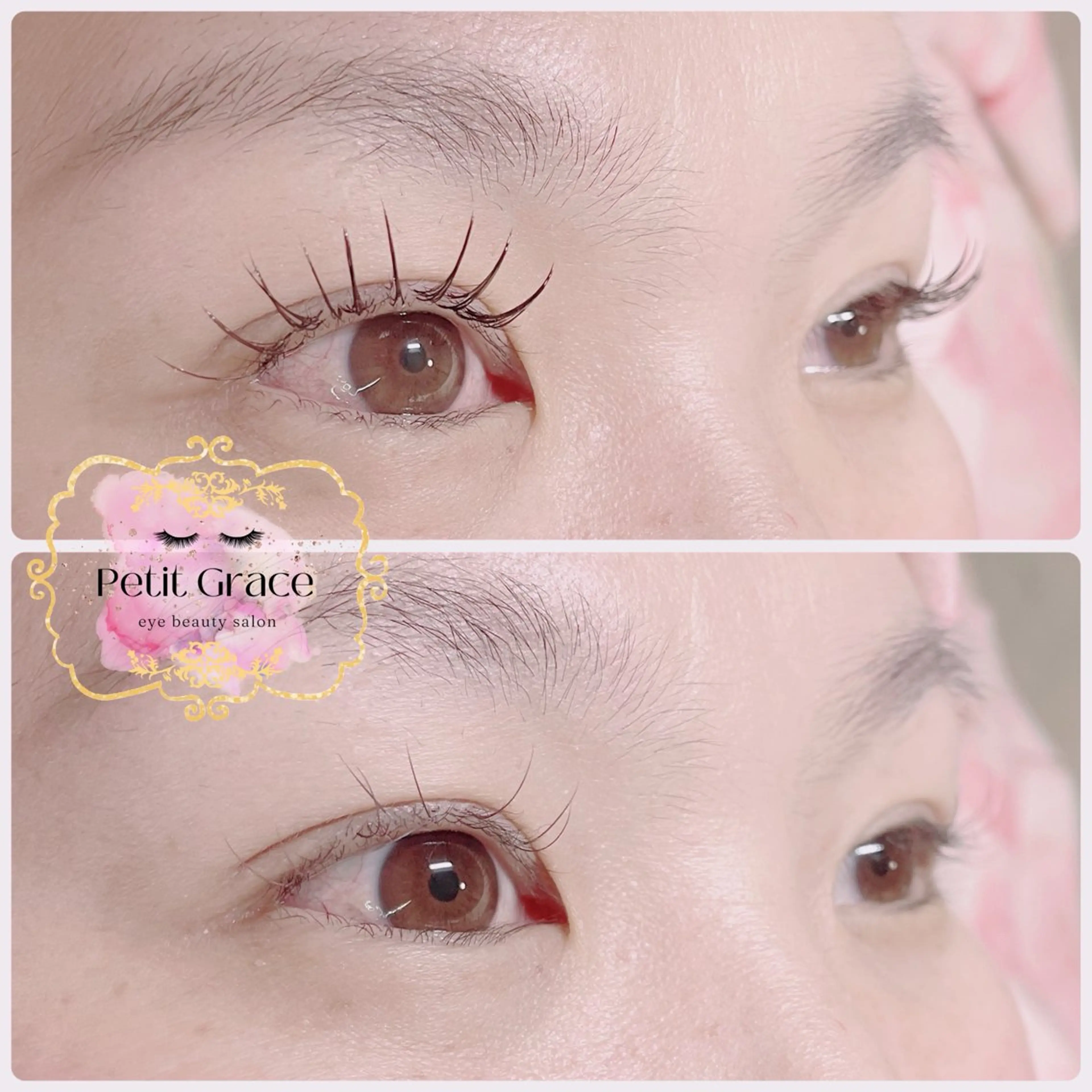 マツエク・マツパ フラットラッシュ Petit graceのマツエク・マツパデザイン