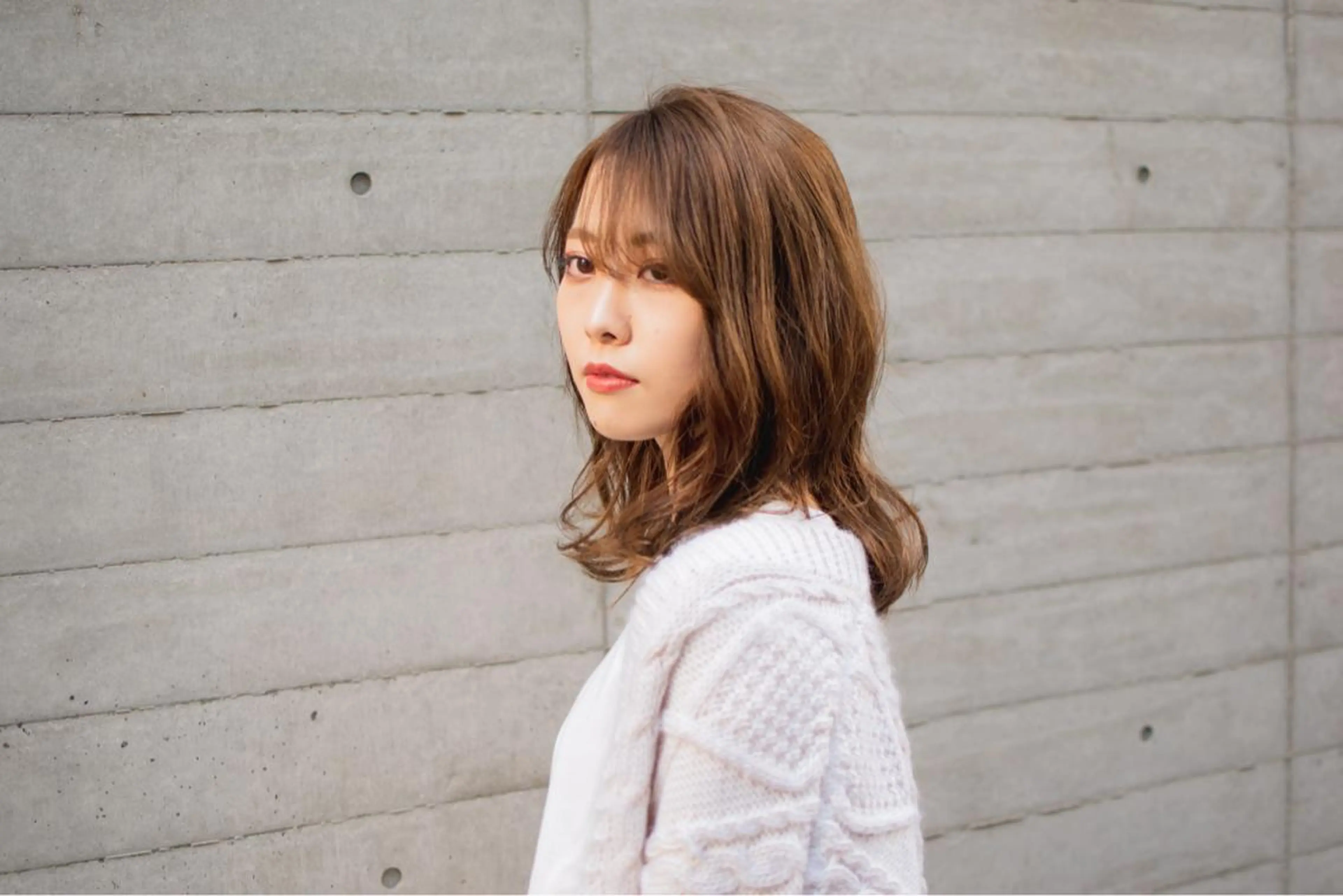 セミロング カラー カット ヘアカラー ツヤ美髪💐 髪質改善/高山愛来のヘアスタイル