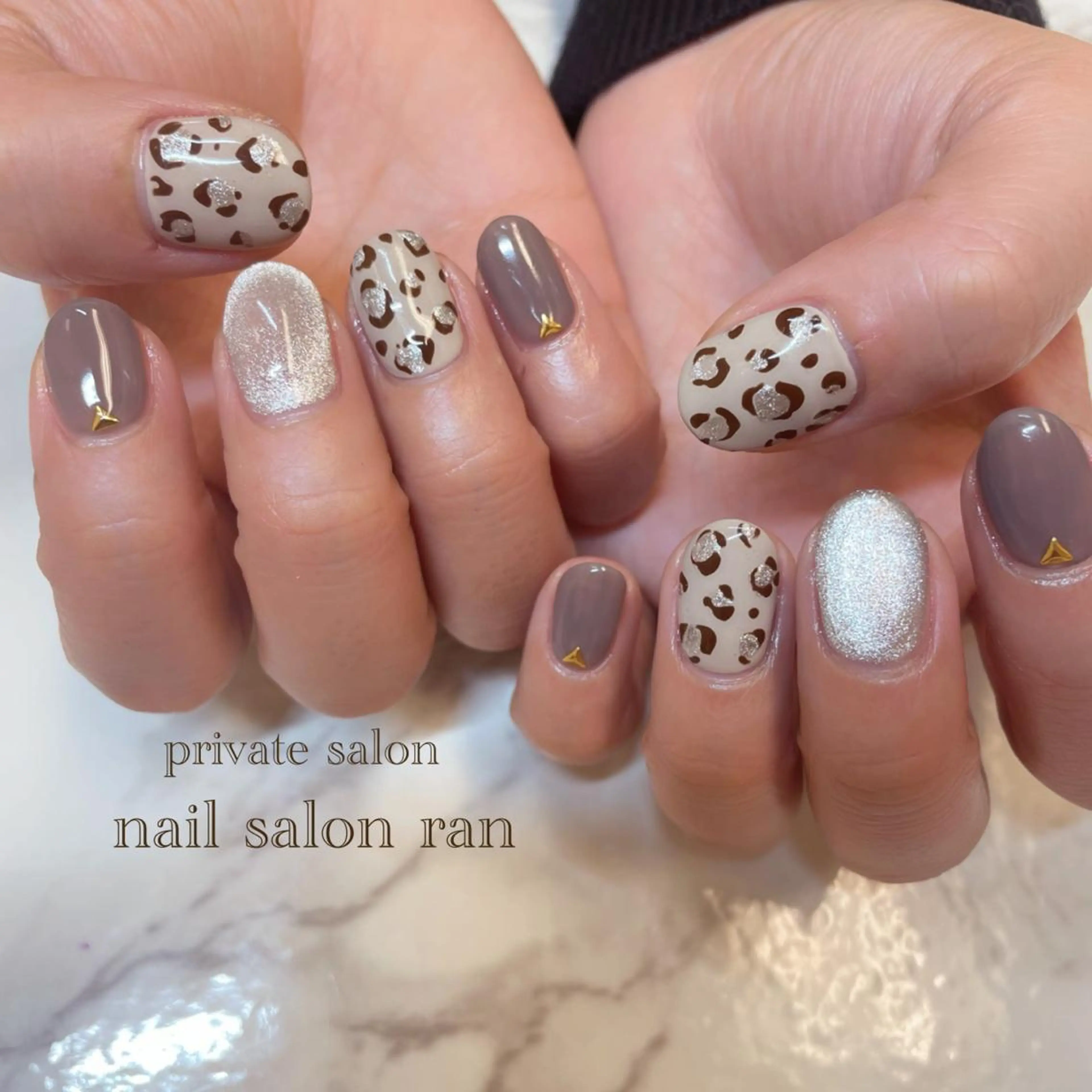 ネイル アニマル柄 nailsalon ranのネイルデザイン