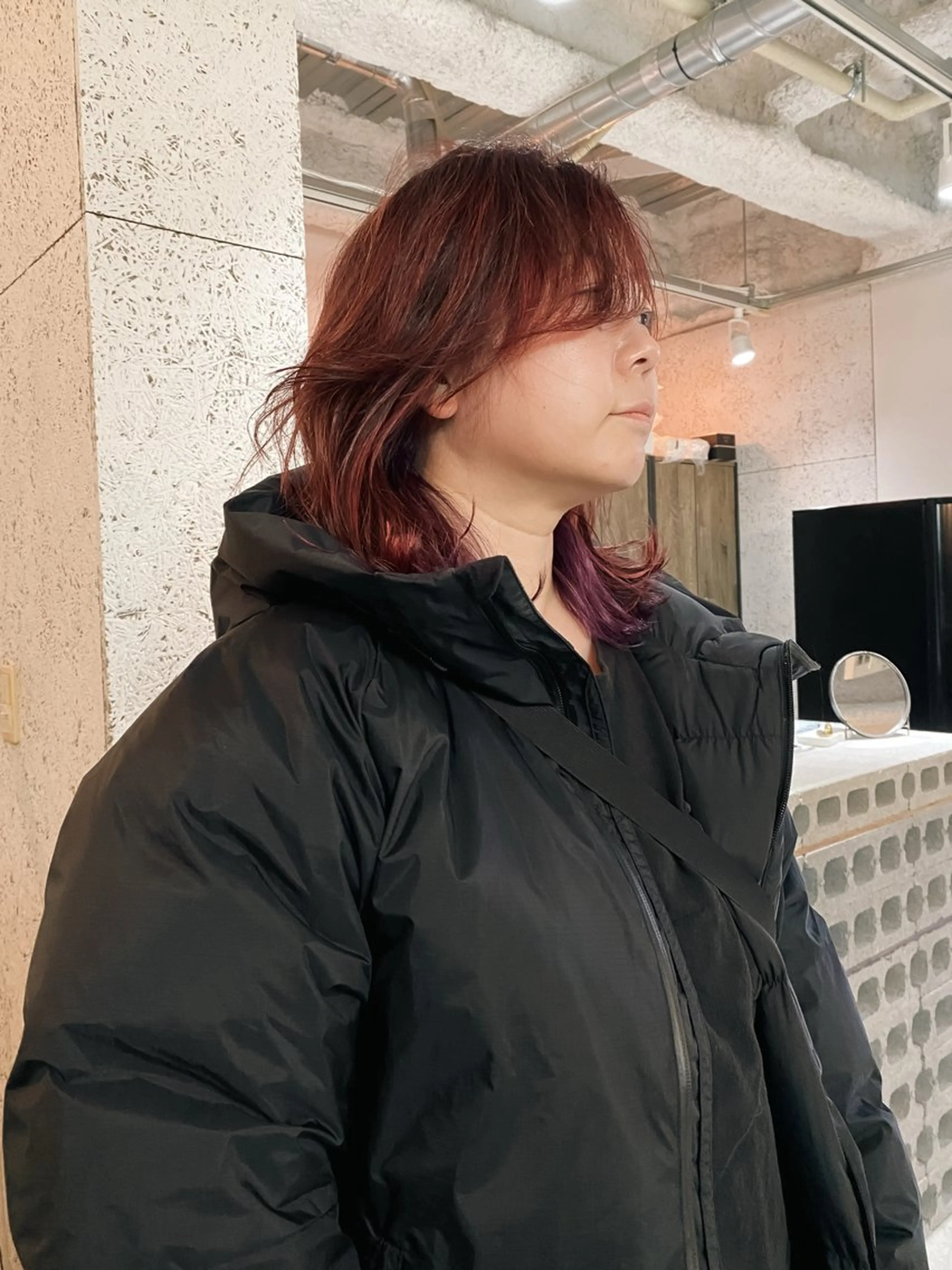 セミロング カラー KOOKI スティードトーキョーのヘアスタイル