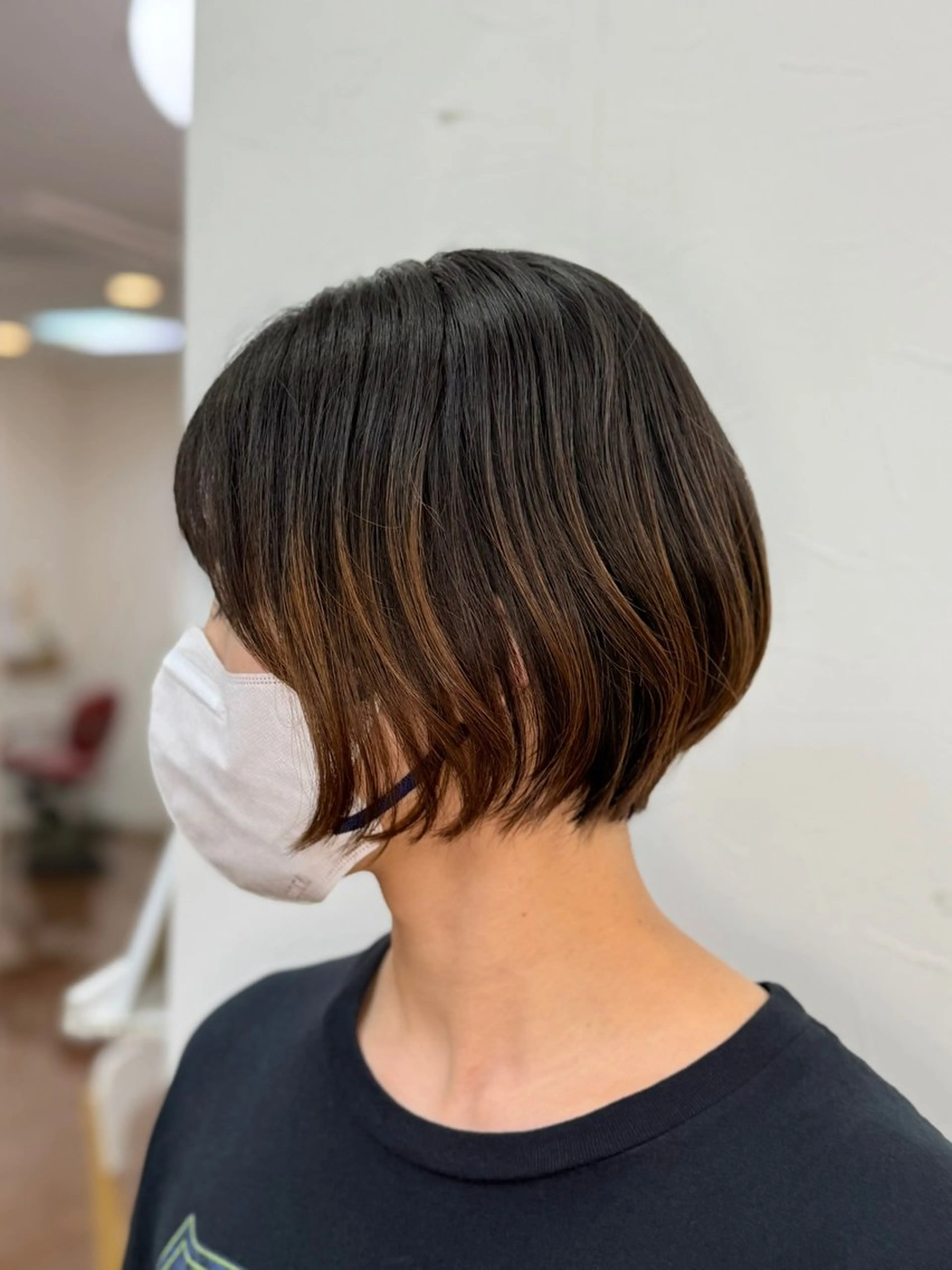 ショート 丸みショート ショートヘア 冨田 豊のヘアスタイル