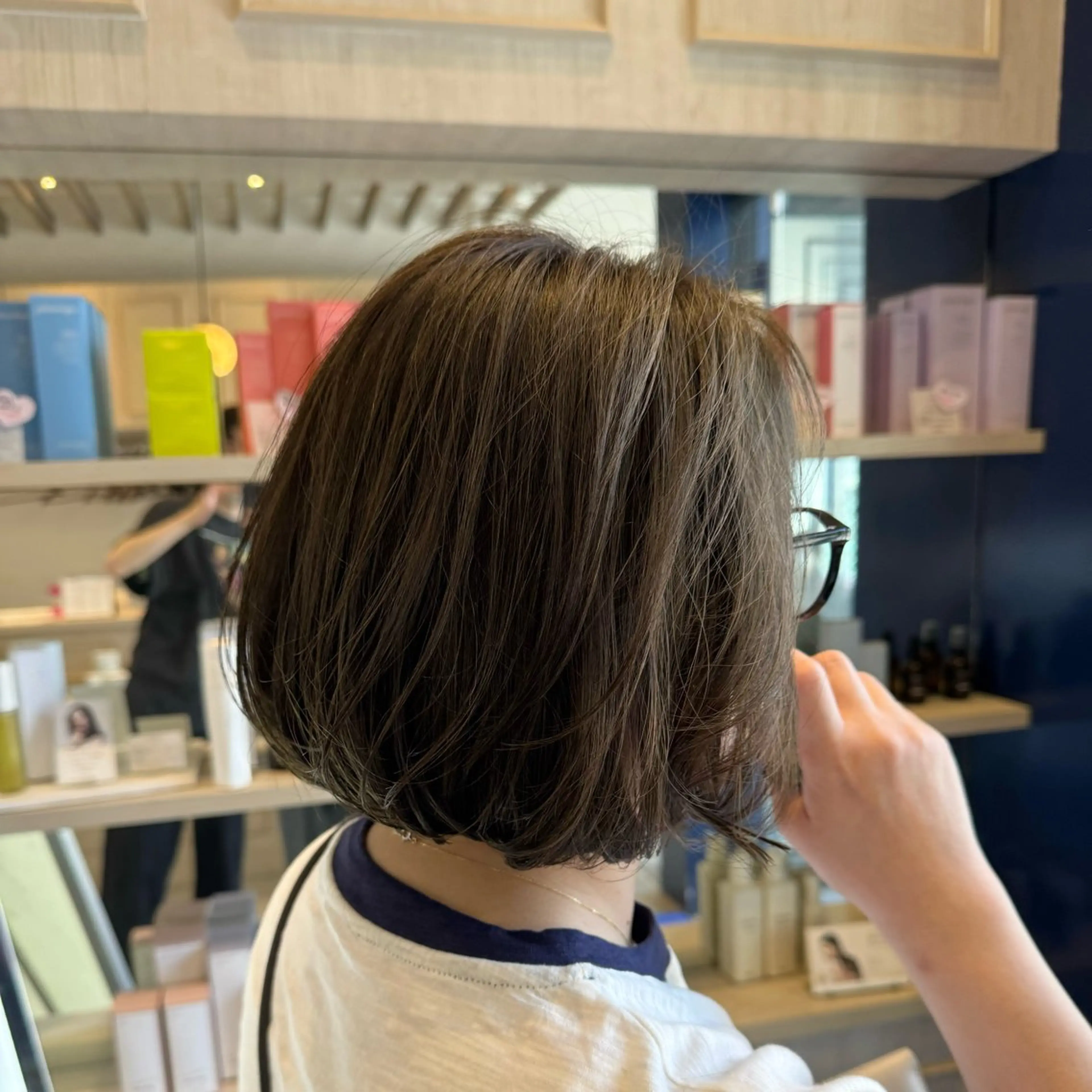 ショート ショート/ボブ パーマ/中原のヘアスタイル