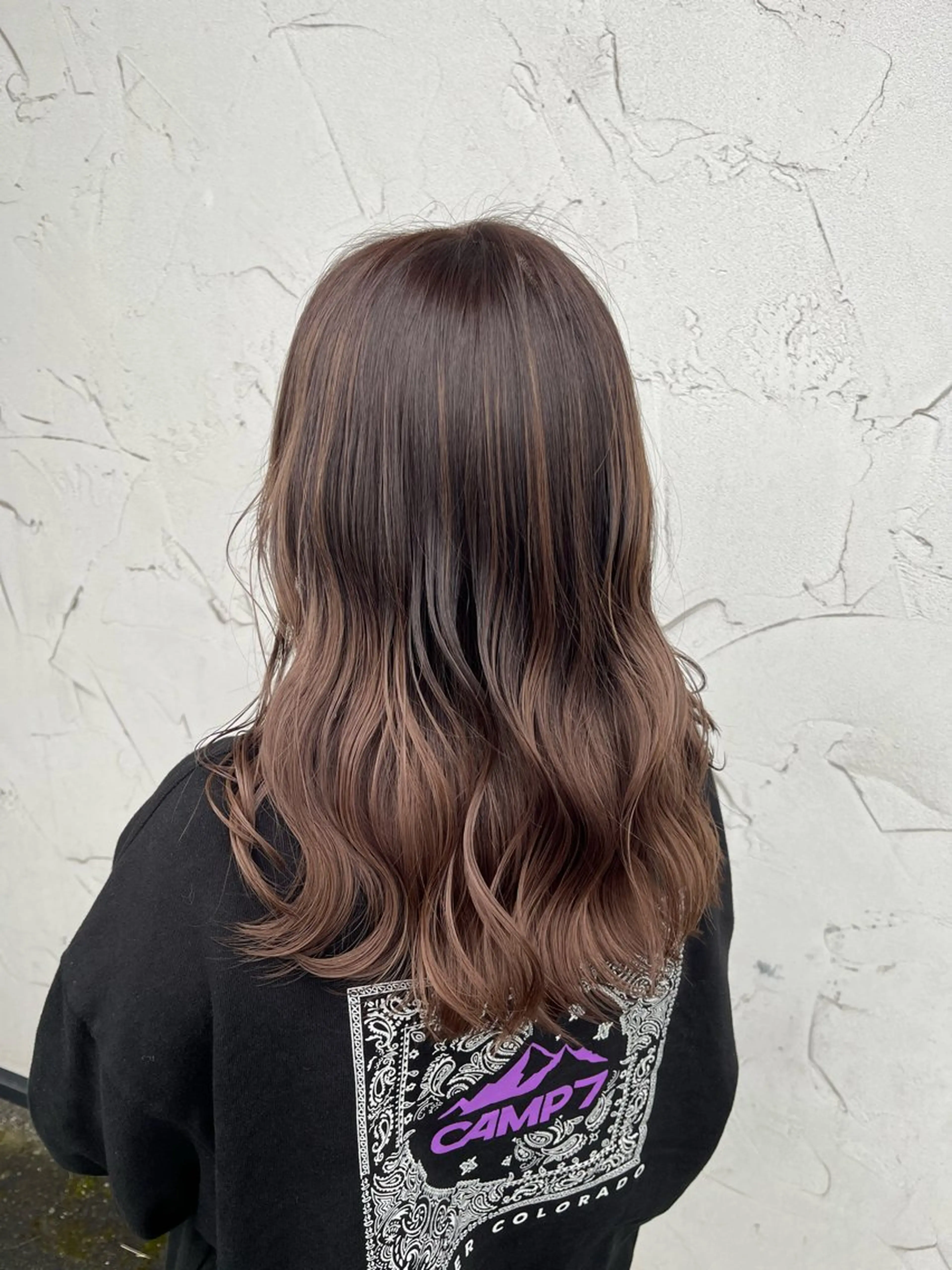 セミロング カット ヘアカラー 道下 颯人のヘアスタイル