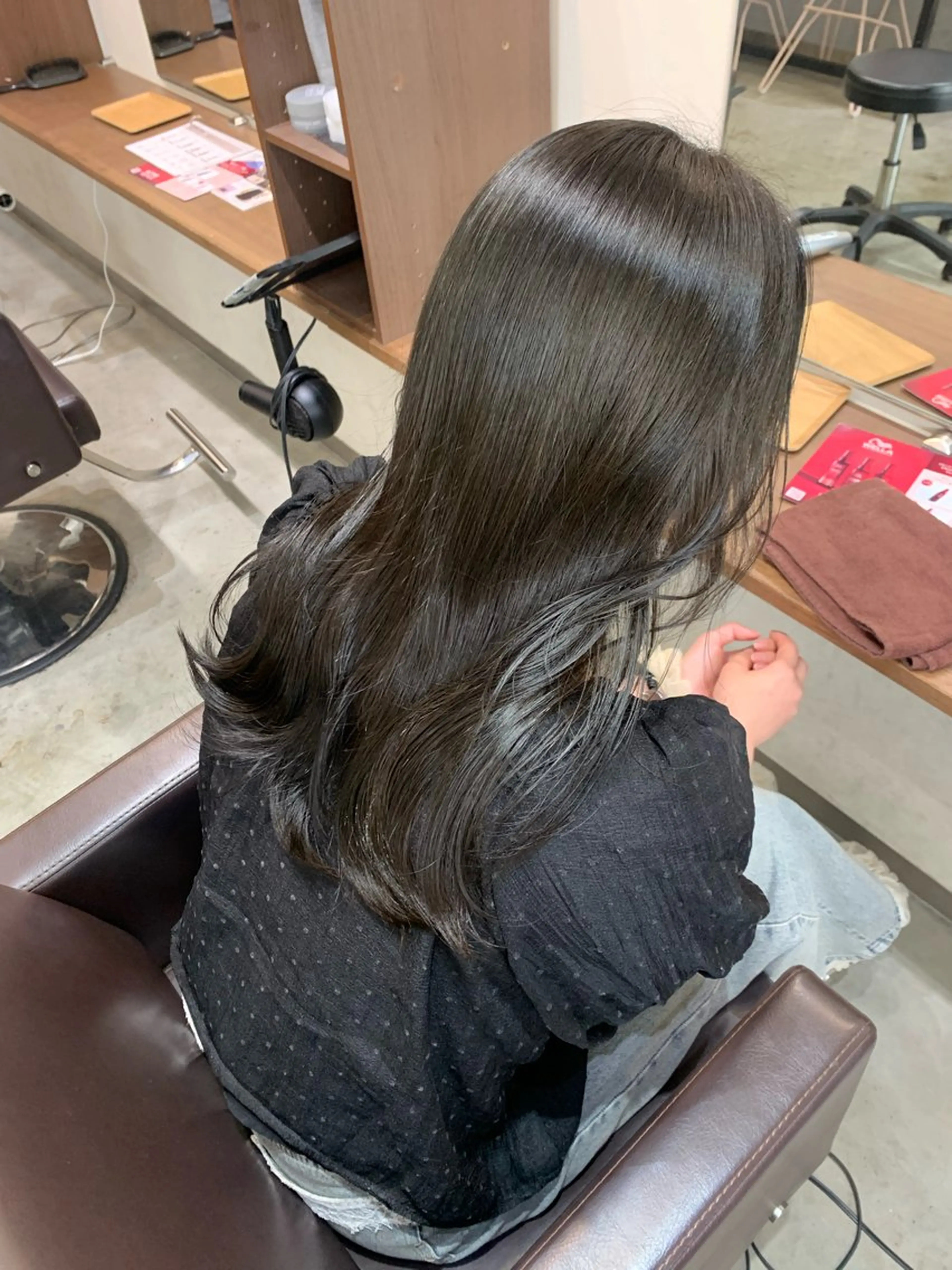 ミディアム カラー 抜け感ダブルカラー miyukiのヘアスタイル