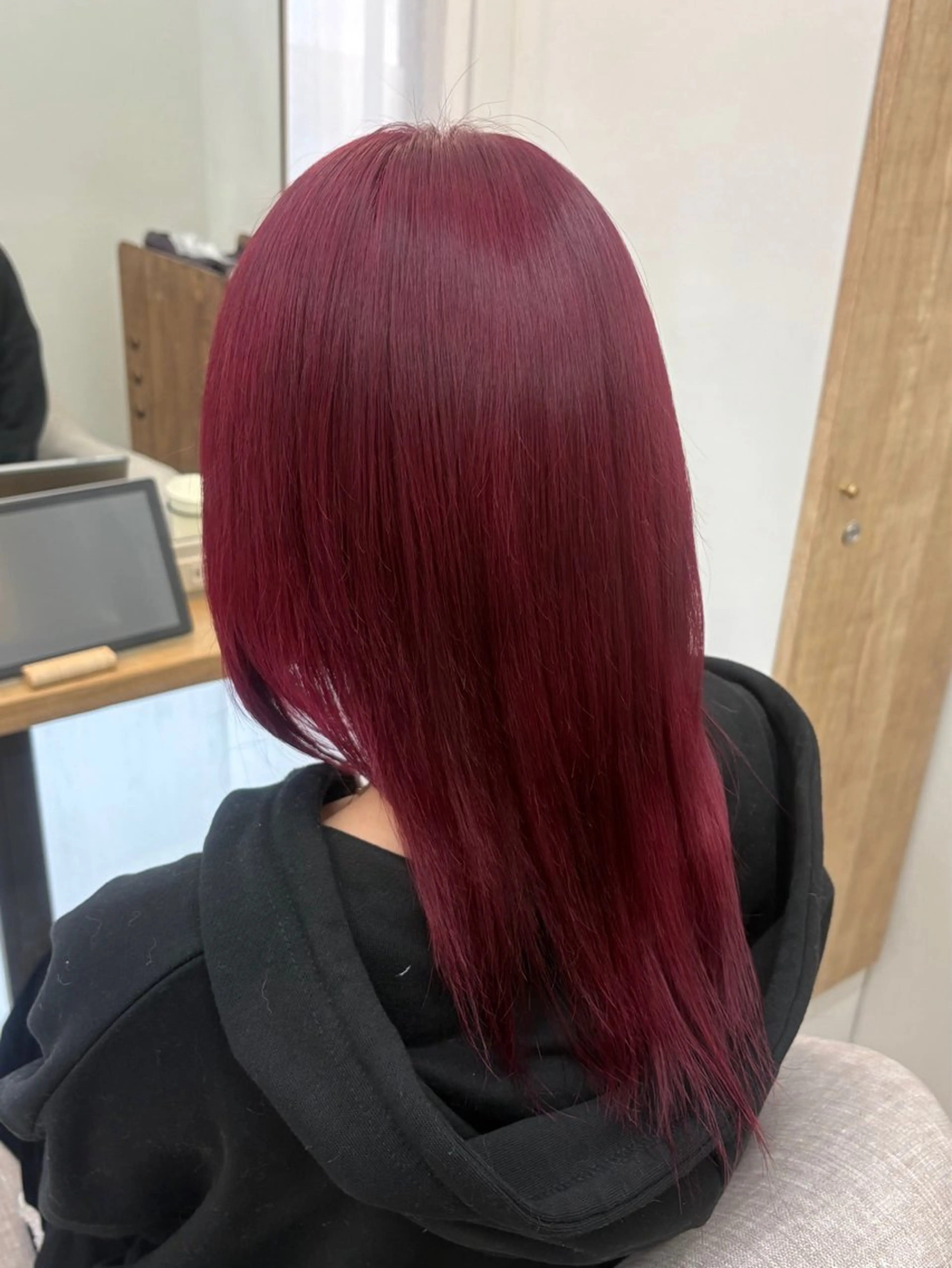 セミロング ヘアカラー トリートメント Haruka ハルカのヘアスタイル