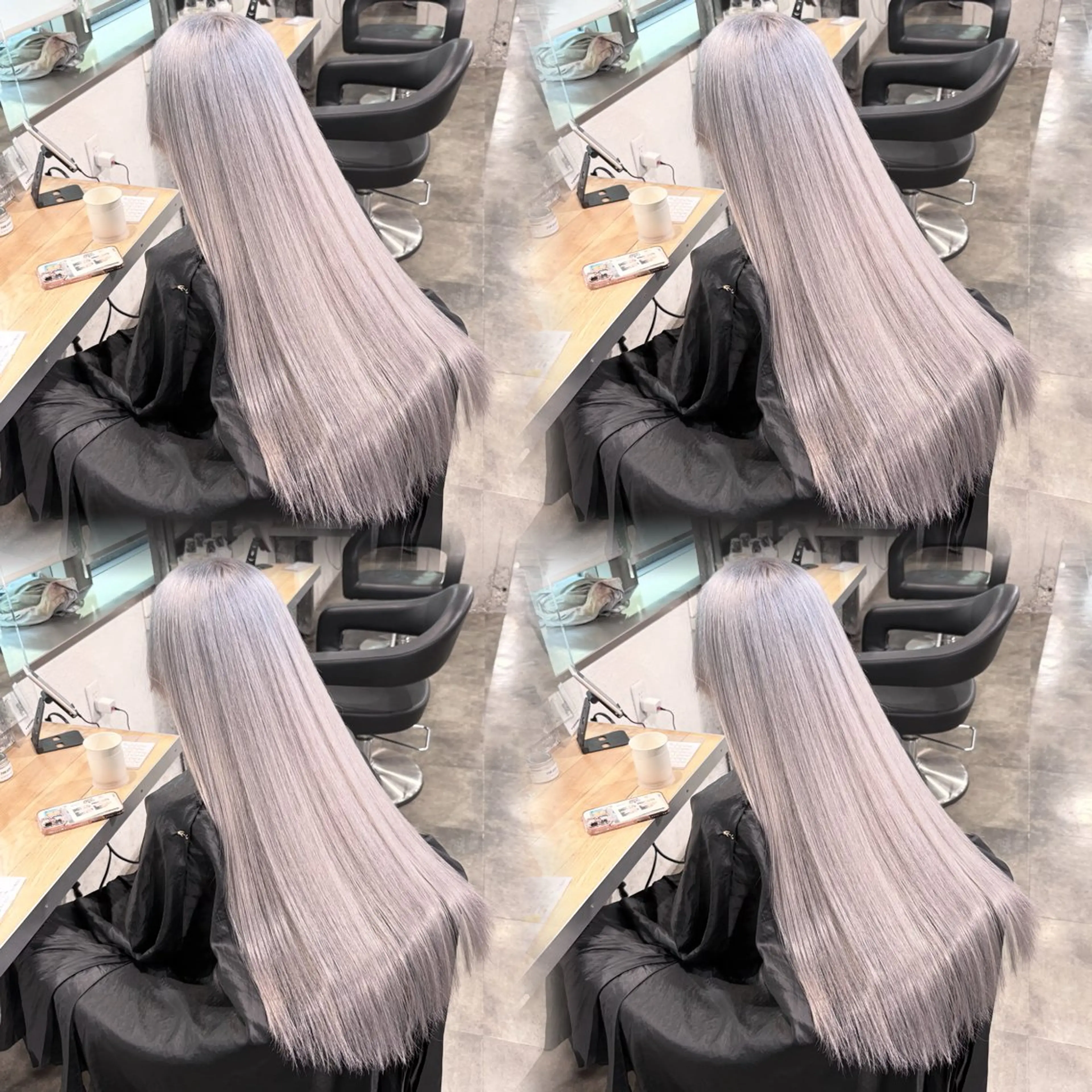 ロング カラー カット ヘアカラー トリートメント 横浜🌈ハイトーン ヨシキのヘアスタイル