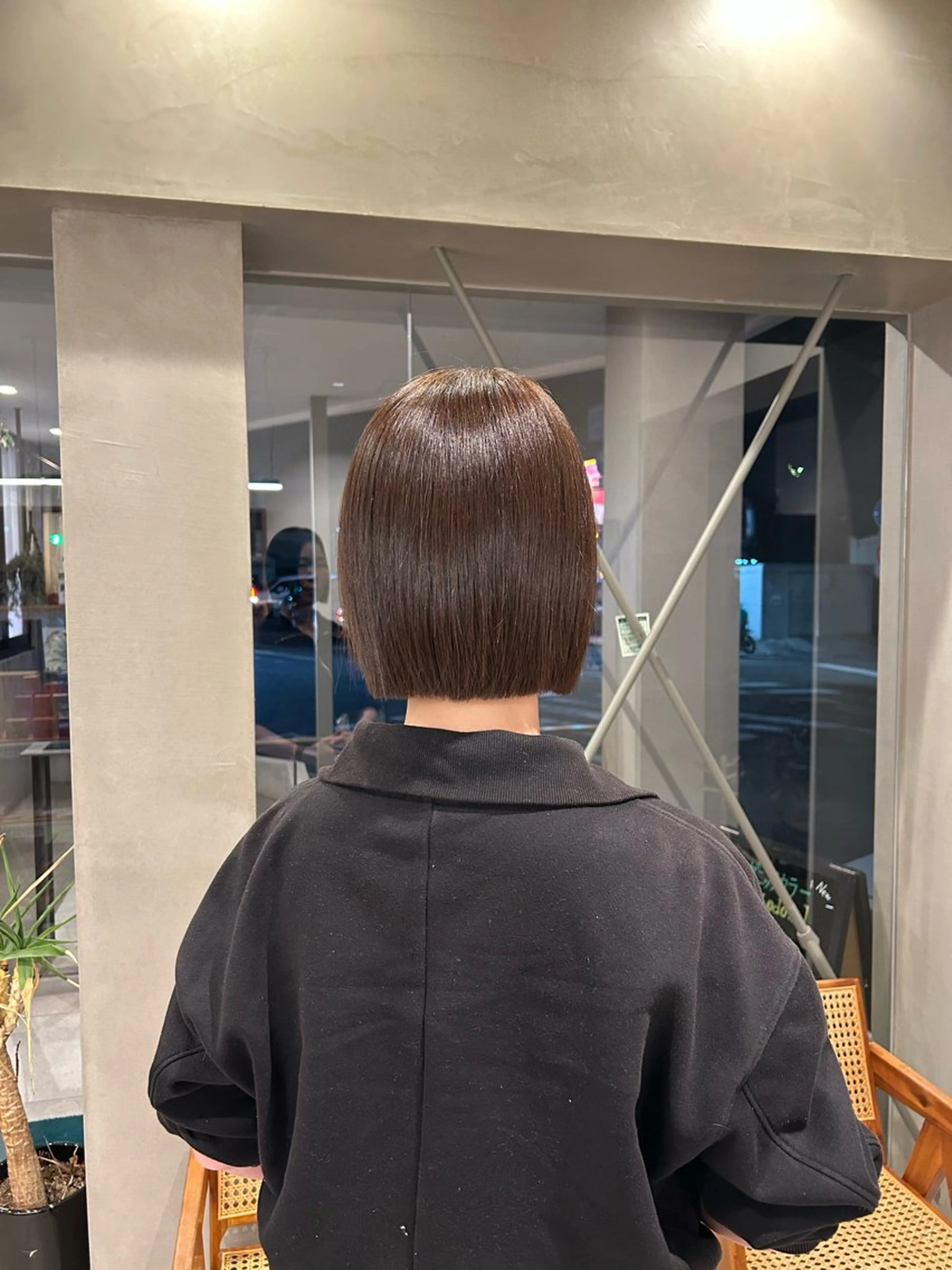 ショート 切りっぱなしボブ ボブ AILERON 神村のヘアスタイル
