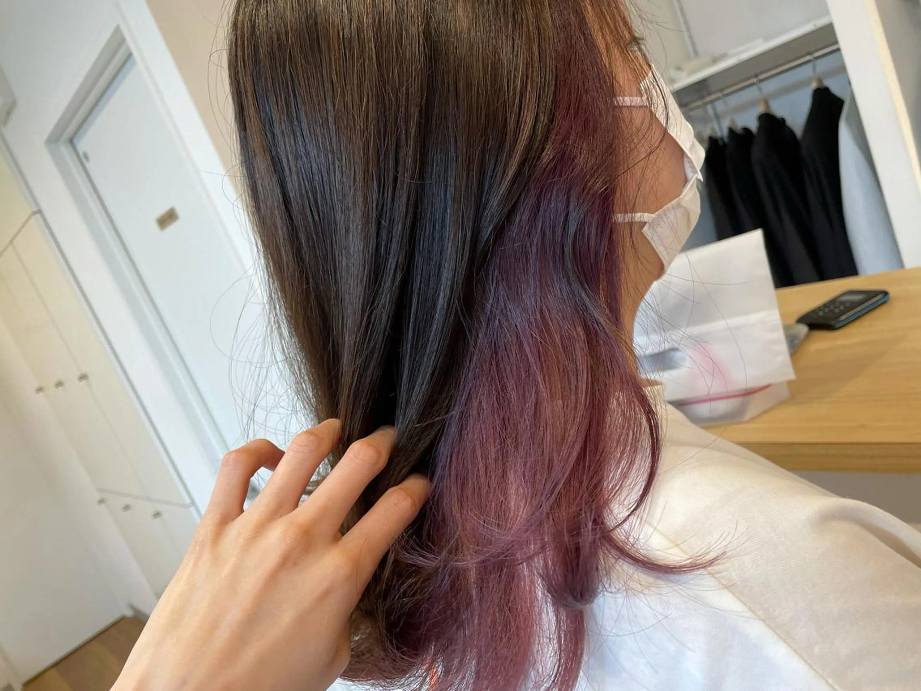 カラー 宮崎 千夏のヘアスタイル