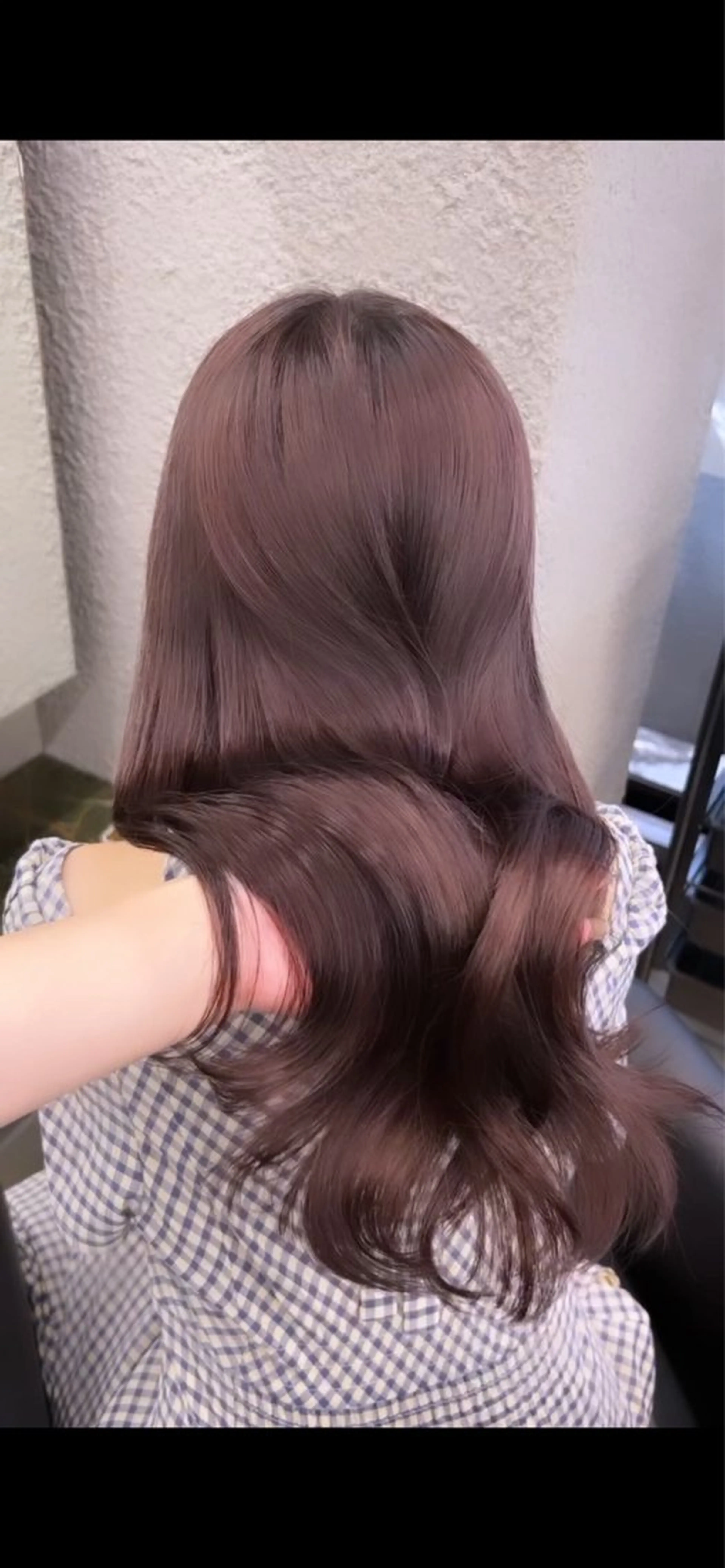 ロング カラー ブリーチ 韓国風ヘア 渋谷/原宿♡PELE 縮毛矯正/ストレートのヘアスタイル