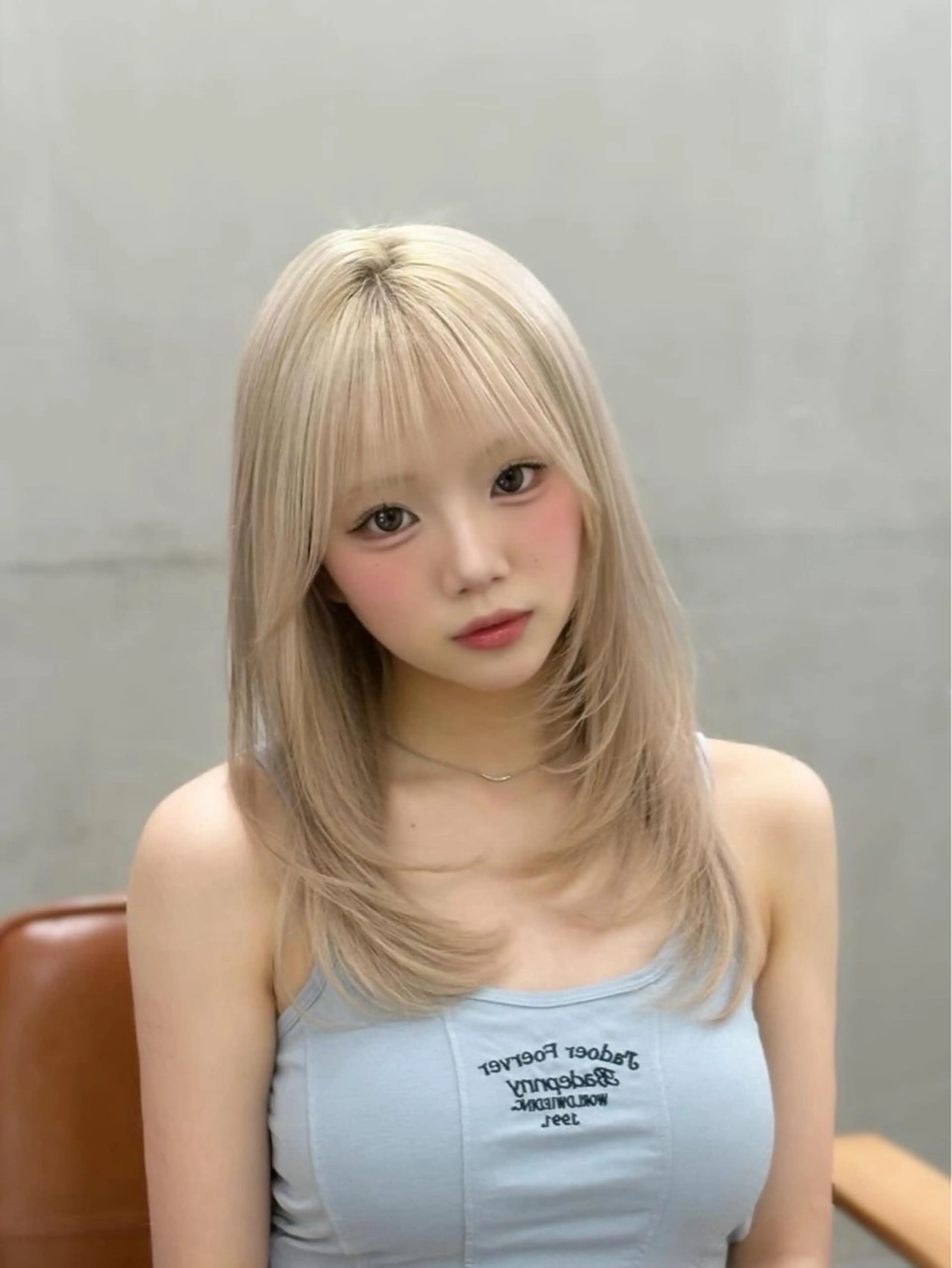 ミディアム カラー みゆう🎀ショート ボブ×透明感カラーのヘアスタイル