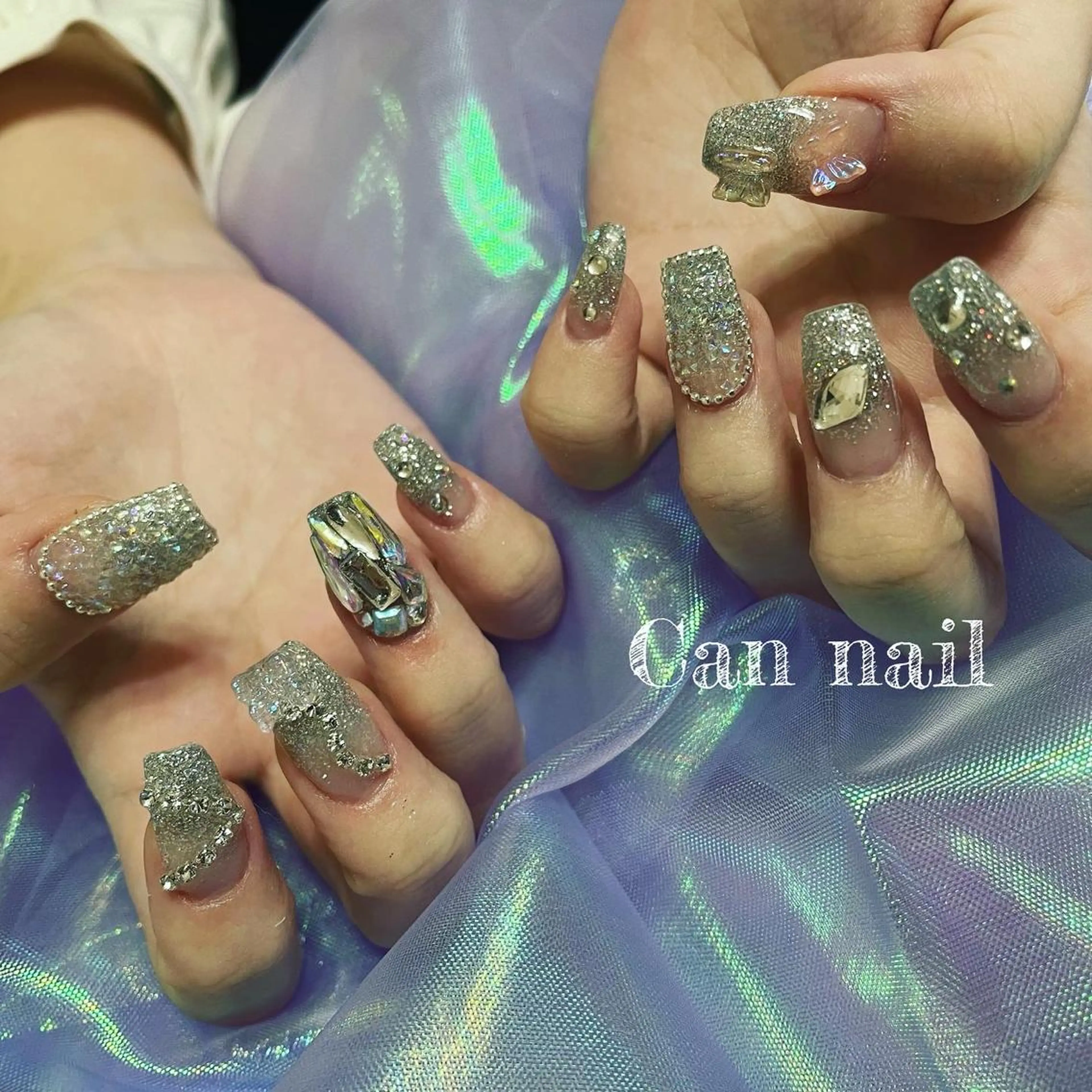 セミロング ネイル Parfum パルファンのネイルデザイン