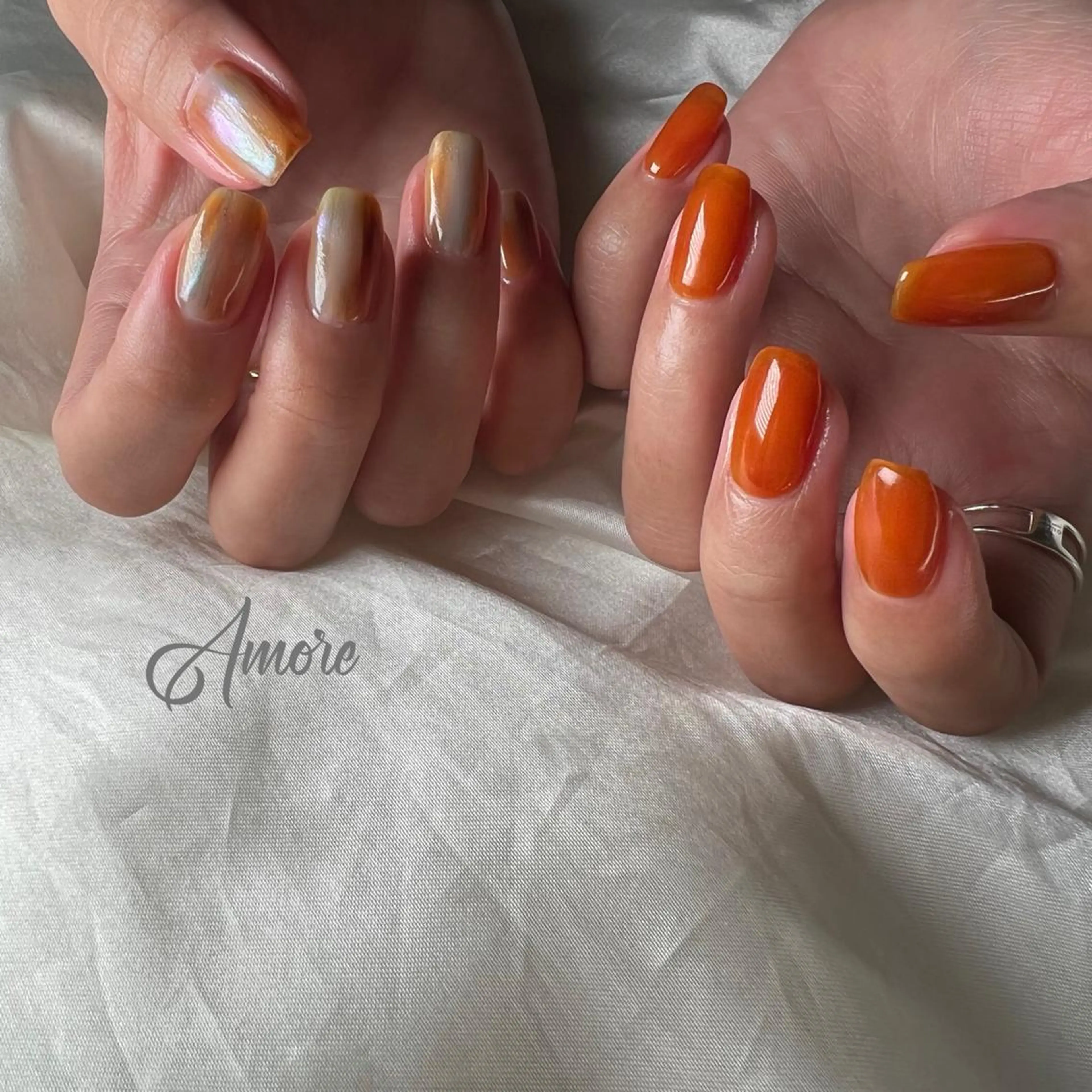 ネイル ジェルネイル 氷ネイル・うるうるネイル マグネットネイル ミラーネイル ニュアンスネイル You kyehwaのネイルデザイン