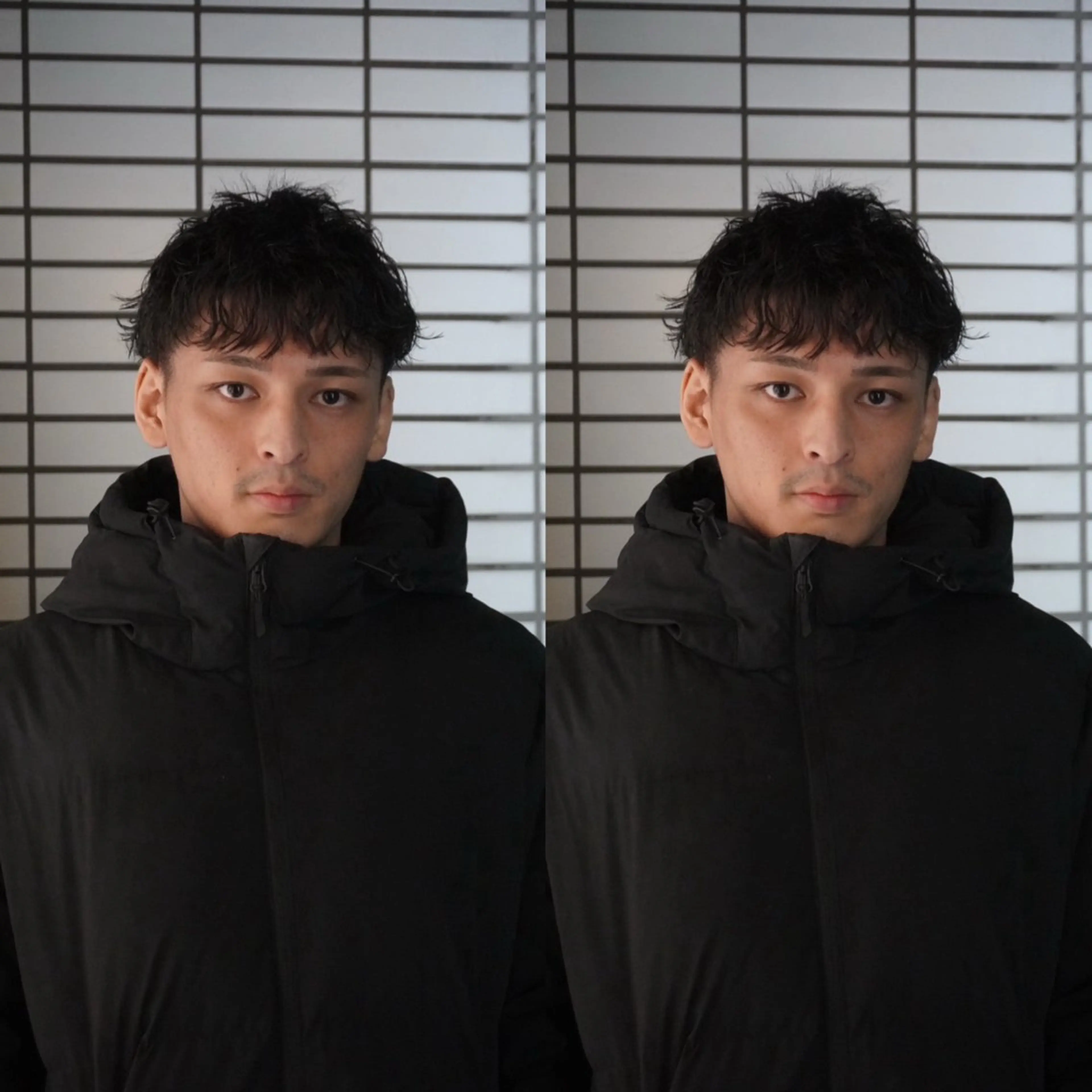 ショート パーマ メンズ メンズパーマ くびれヘア レイヤーカット 盛れる艶カラー× レイヤーカット/咲来のヘアスタイル