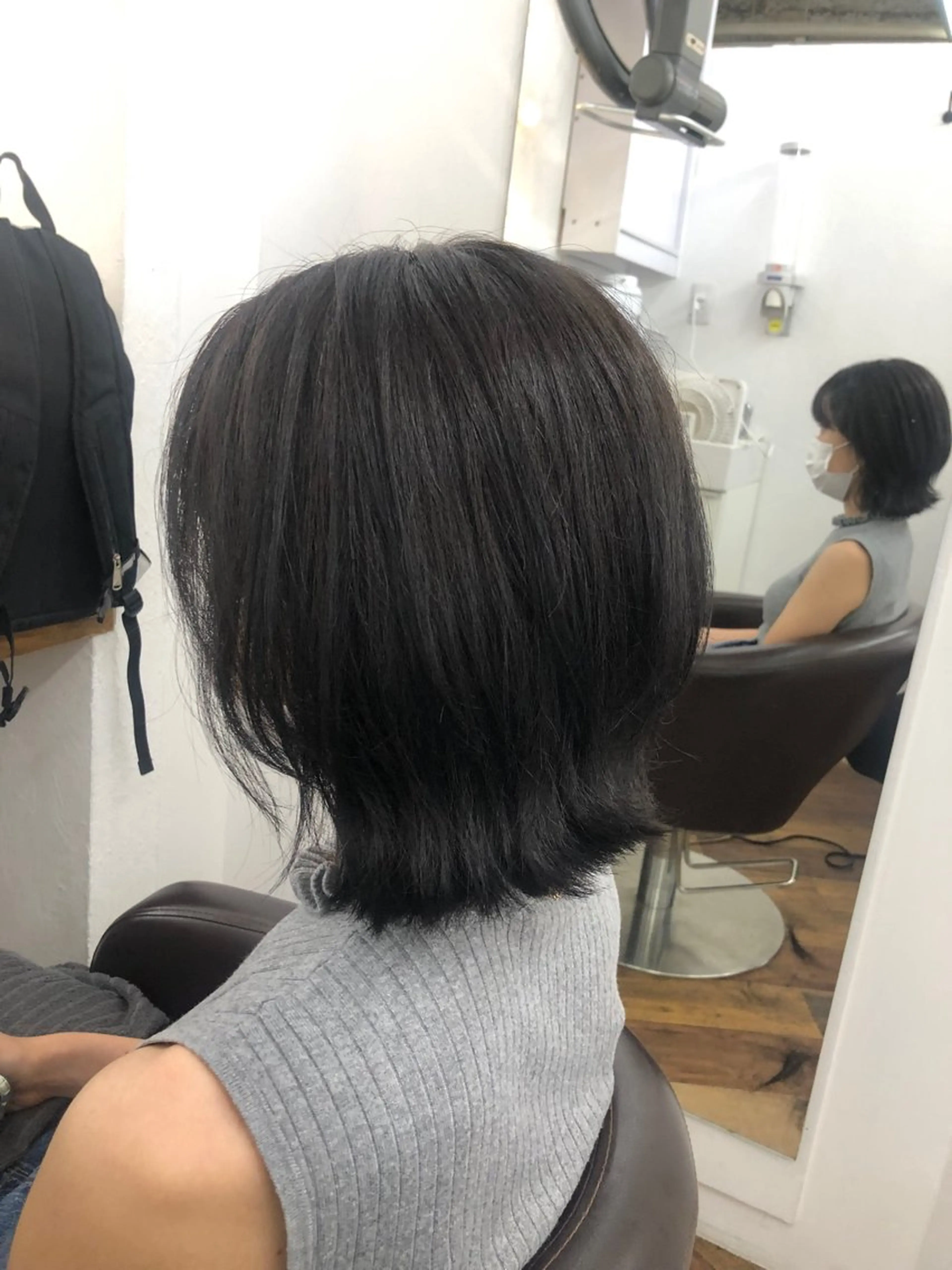 ミディアム くびれヘア くびれレイヤー レイヤーカット 児玉 一也のヘアスタイル