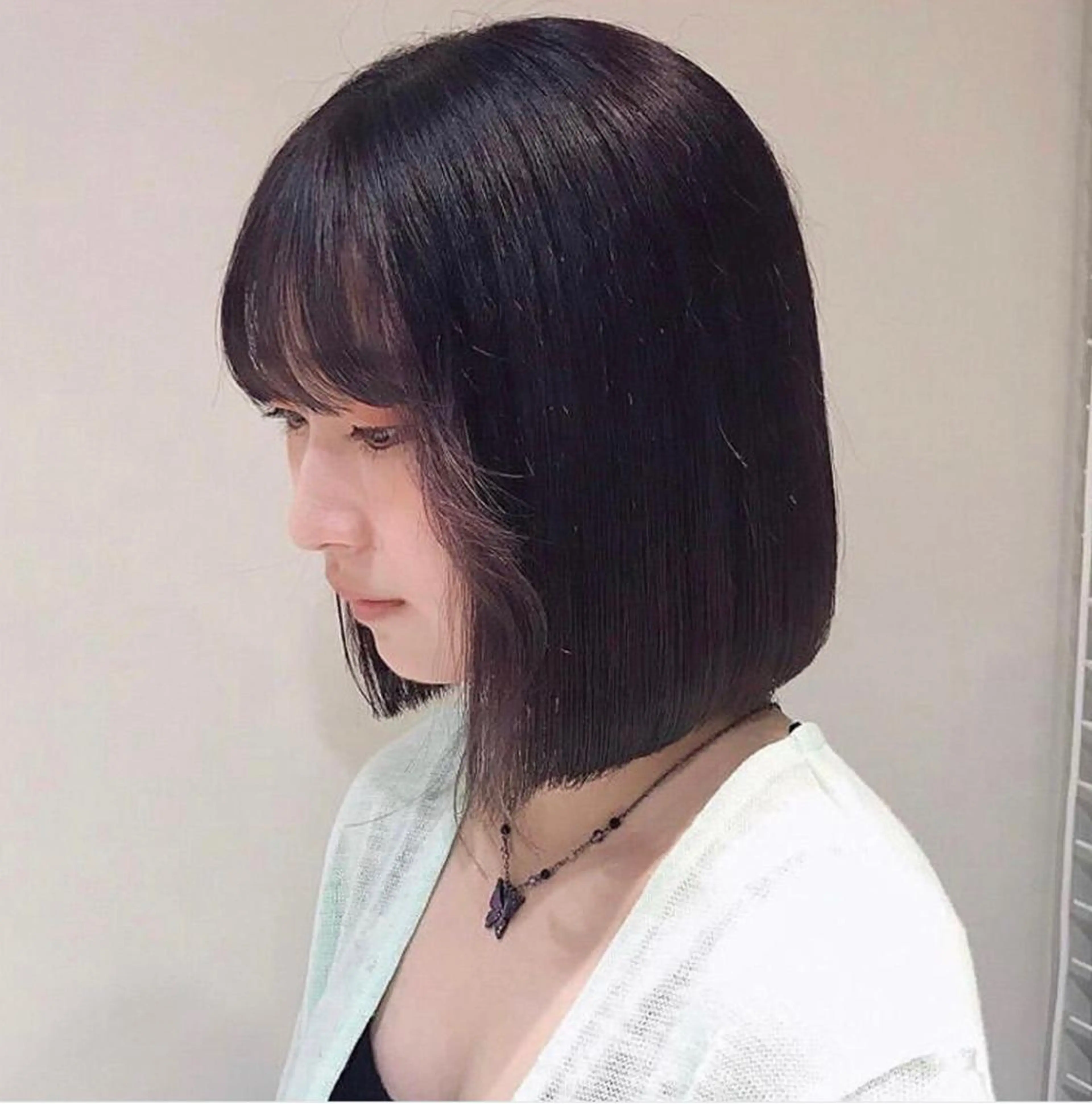 ミディアム タンバルモリ CITY louwe 脇坂彩音のヘアスタイル