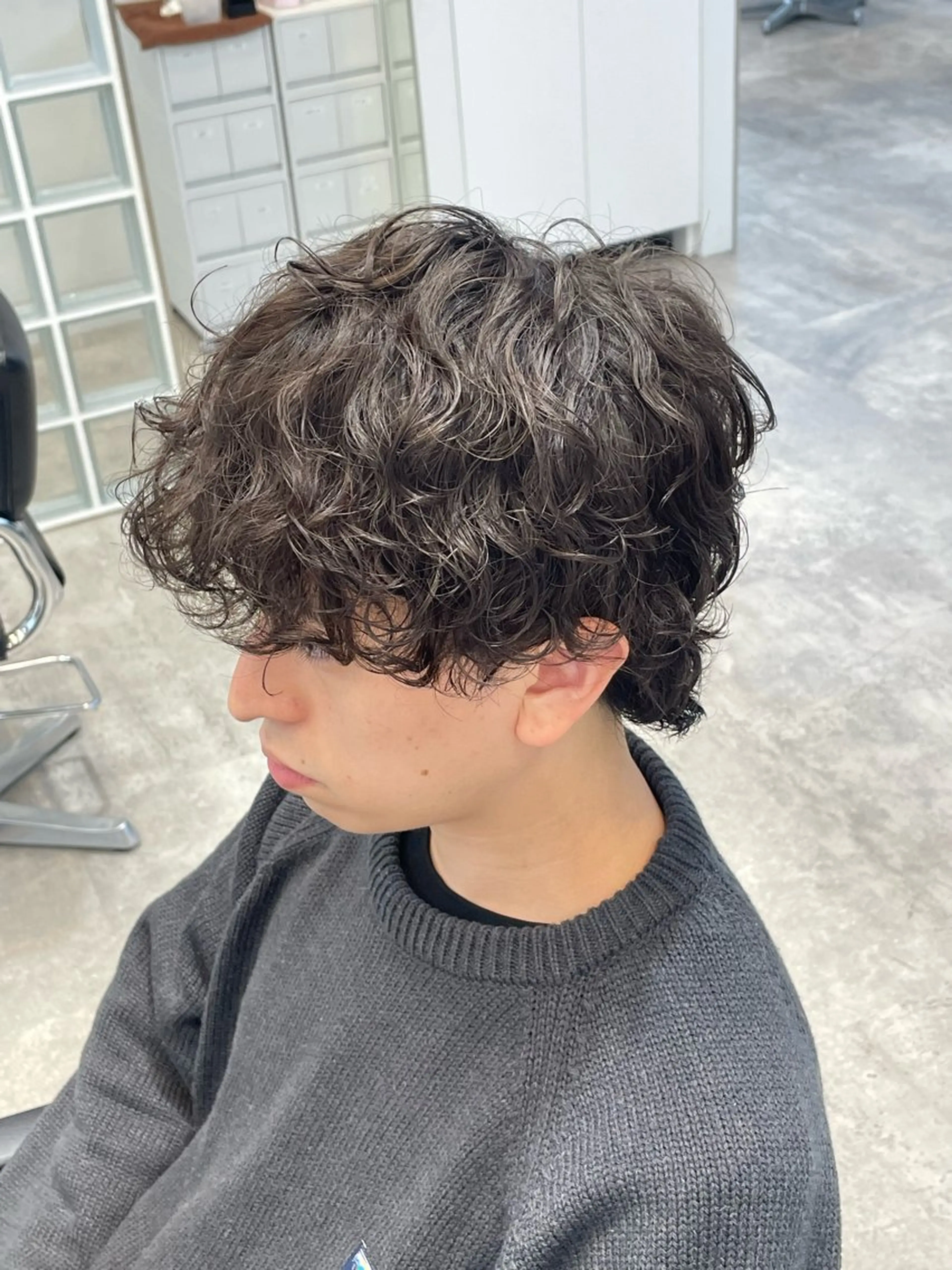 パーマ メンズ カット パーマ fifth 武正 琉生のヘアスタイル