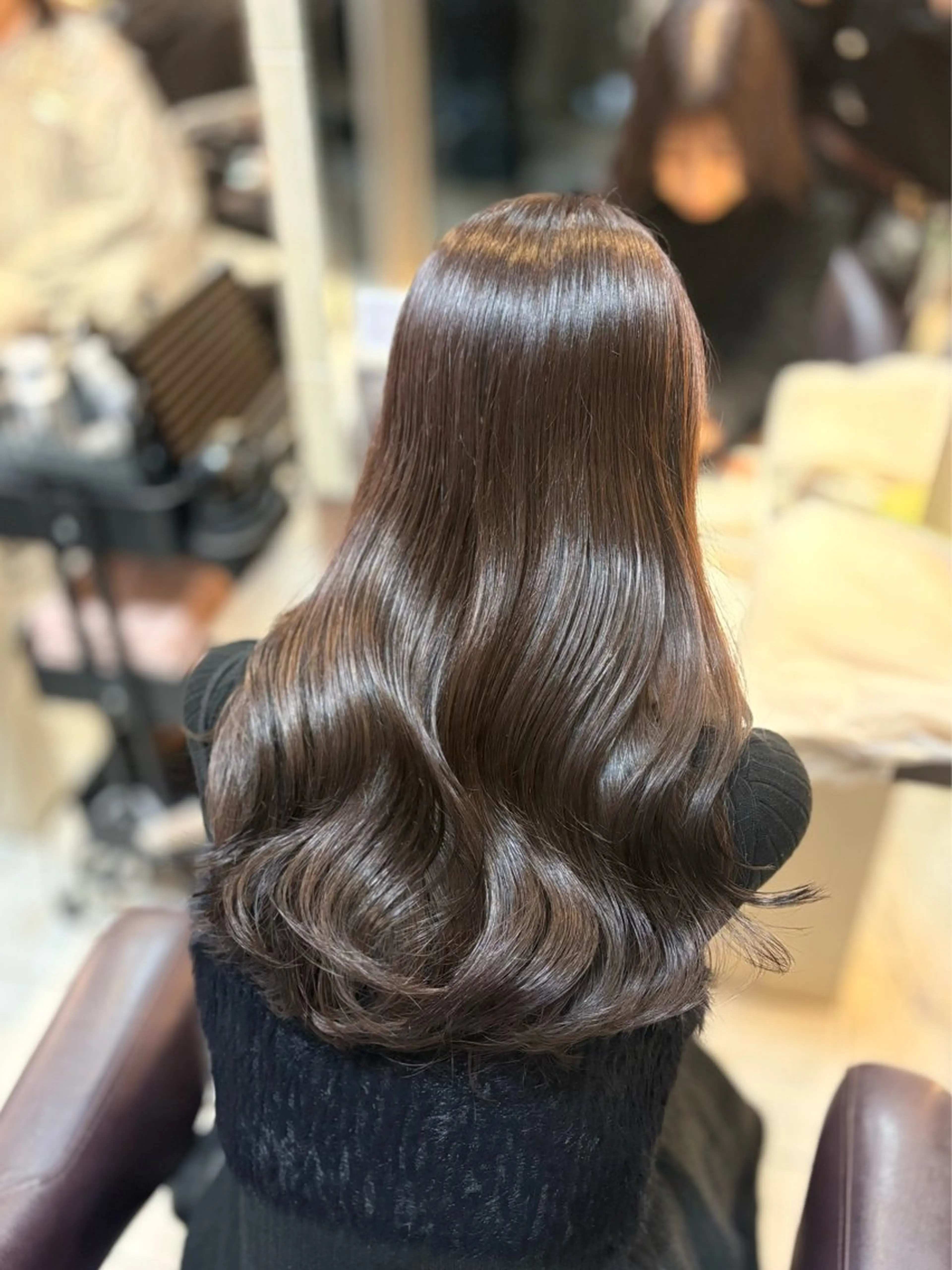 ロング カラー カット ヘアカラー トリートメント 🎀透明感カラー 🐈ナズナのヘアスタイル