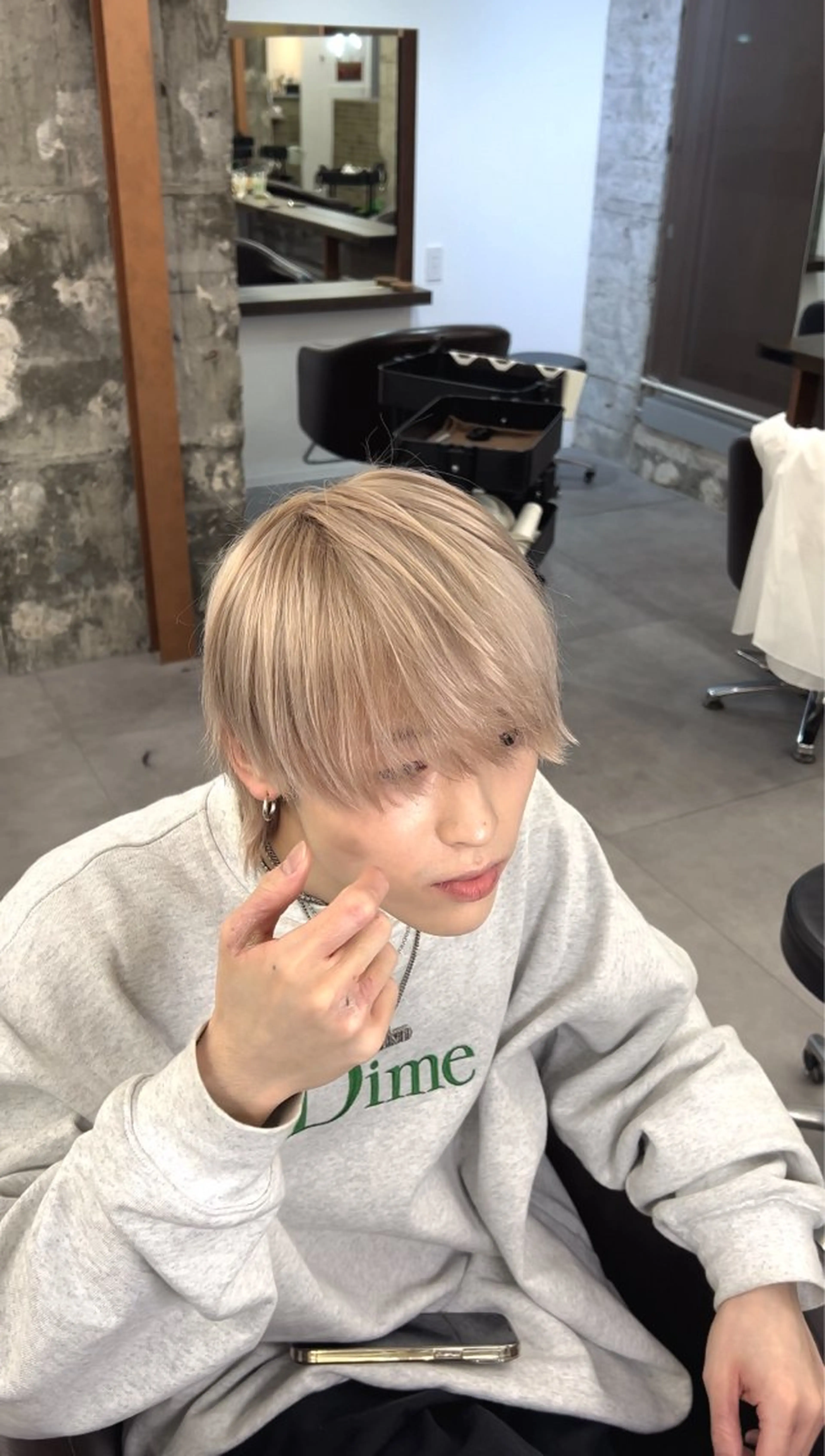 ミディアム カラー ヘアアレンジ メンズ ヘアカラー トリートメント ヘアセット ハイトーン特化🌟 カワシマシュンスケのヘアスタイル